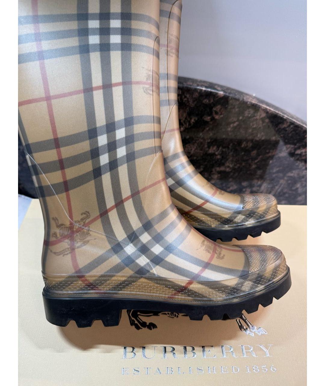 BURBERRY Резиновые сапоги, фото 5