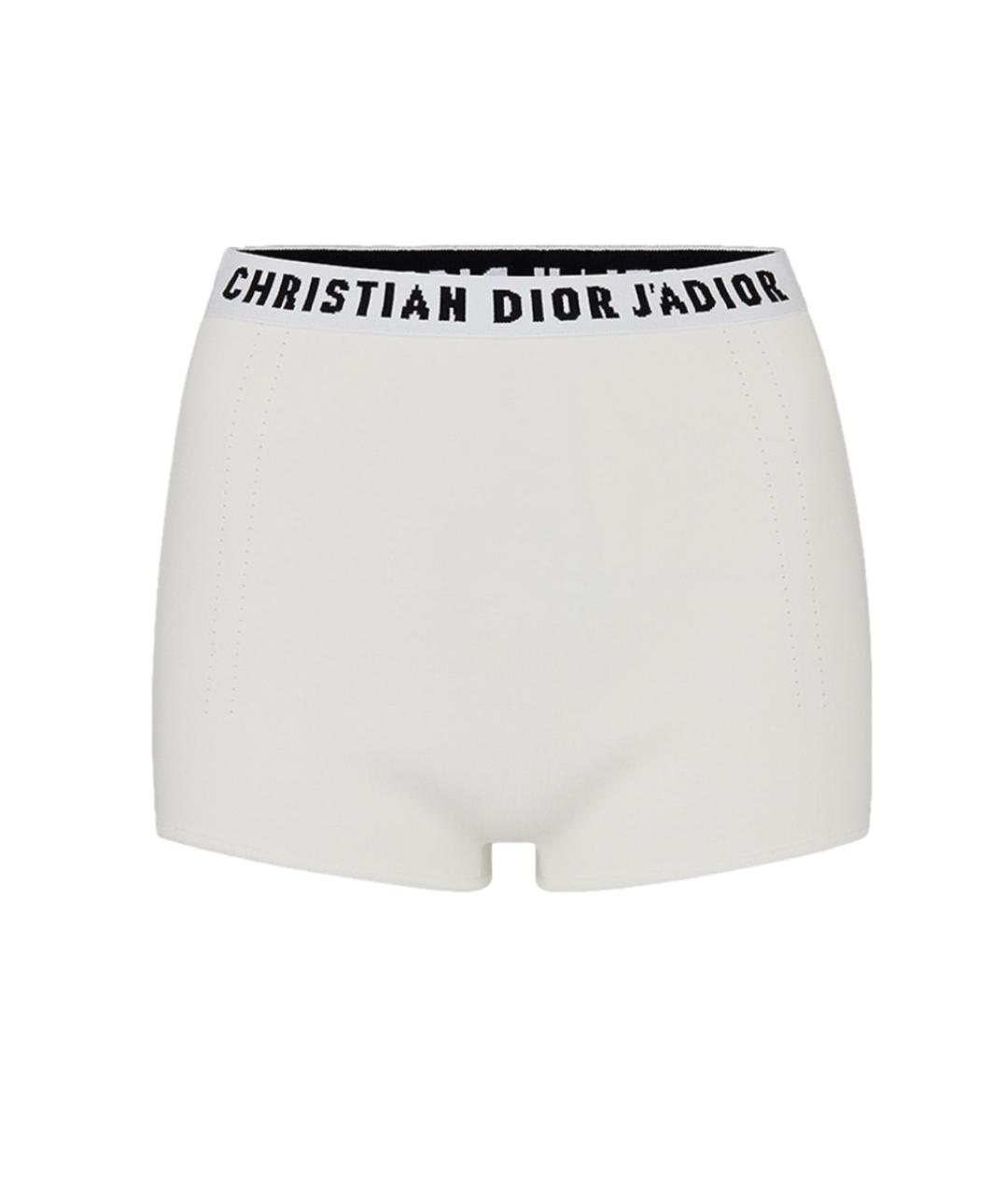 CHRISTIAN DIOR Белые вискозные шорты, фото 1