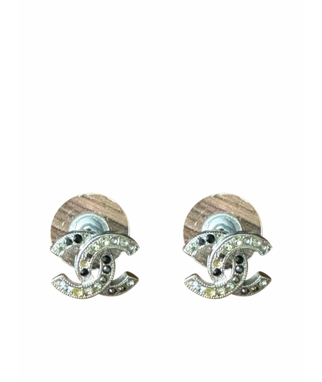 CHANEL Металлические серьги, фото 1