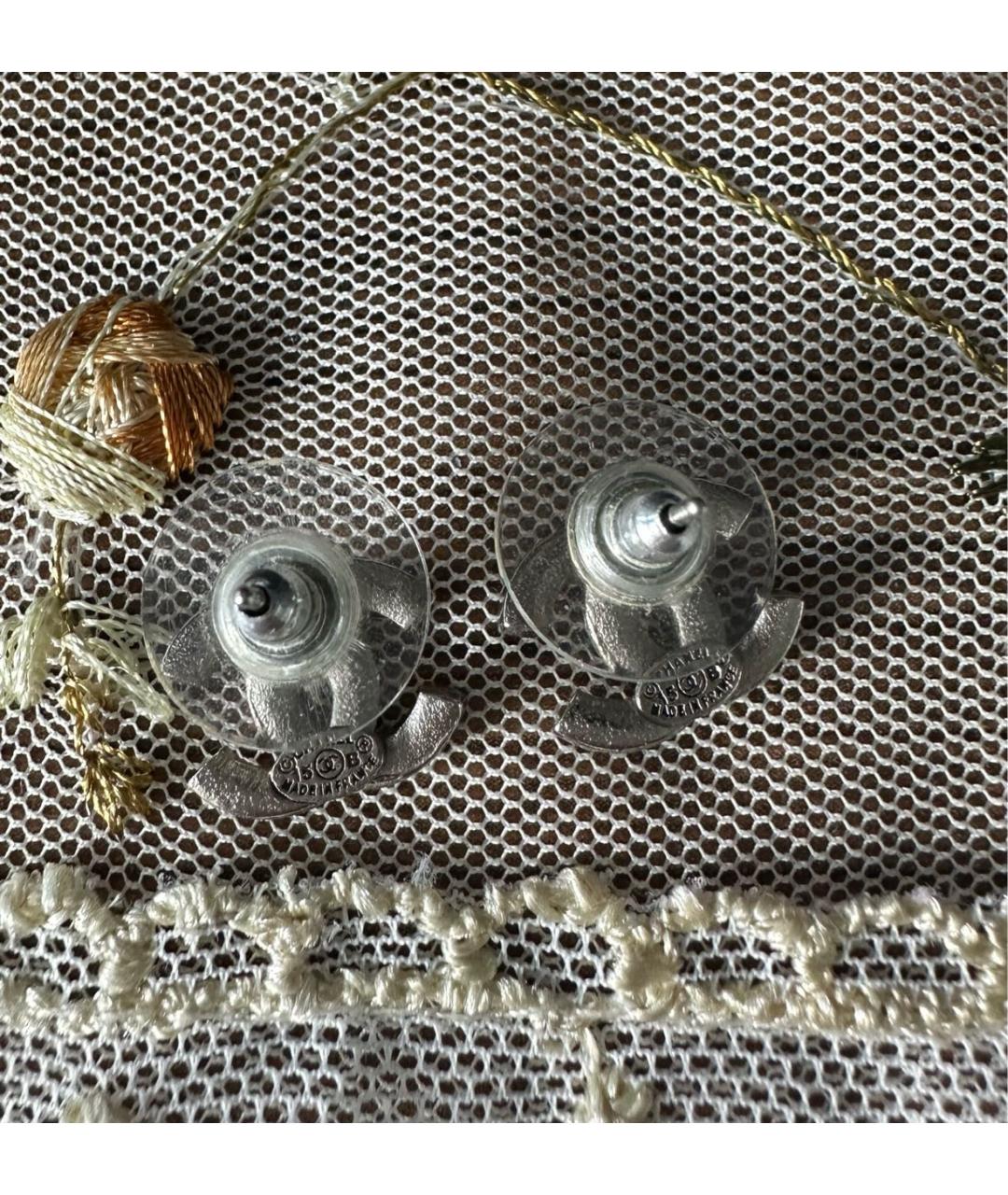CHANEL Металлические серьги, фото 3