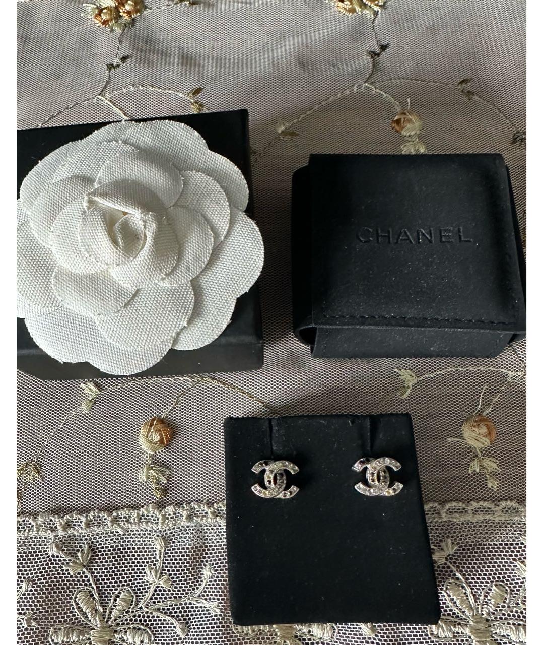CHANEL Металлические серьги, фото 2