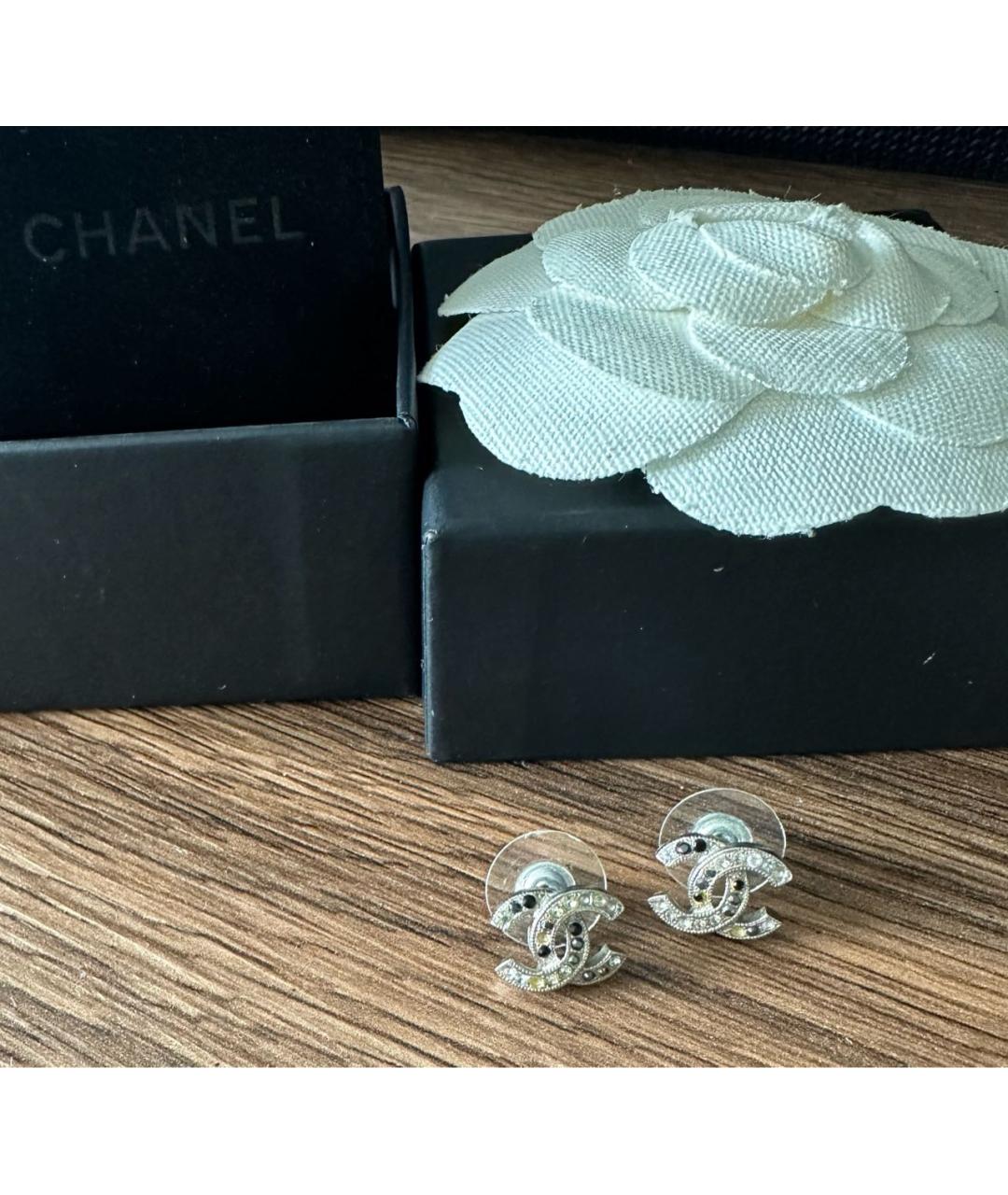 CHANEL Металлические серьги, фото 5