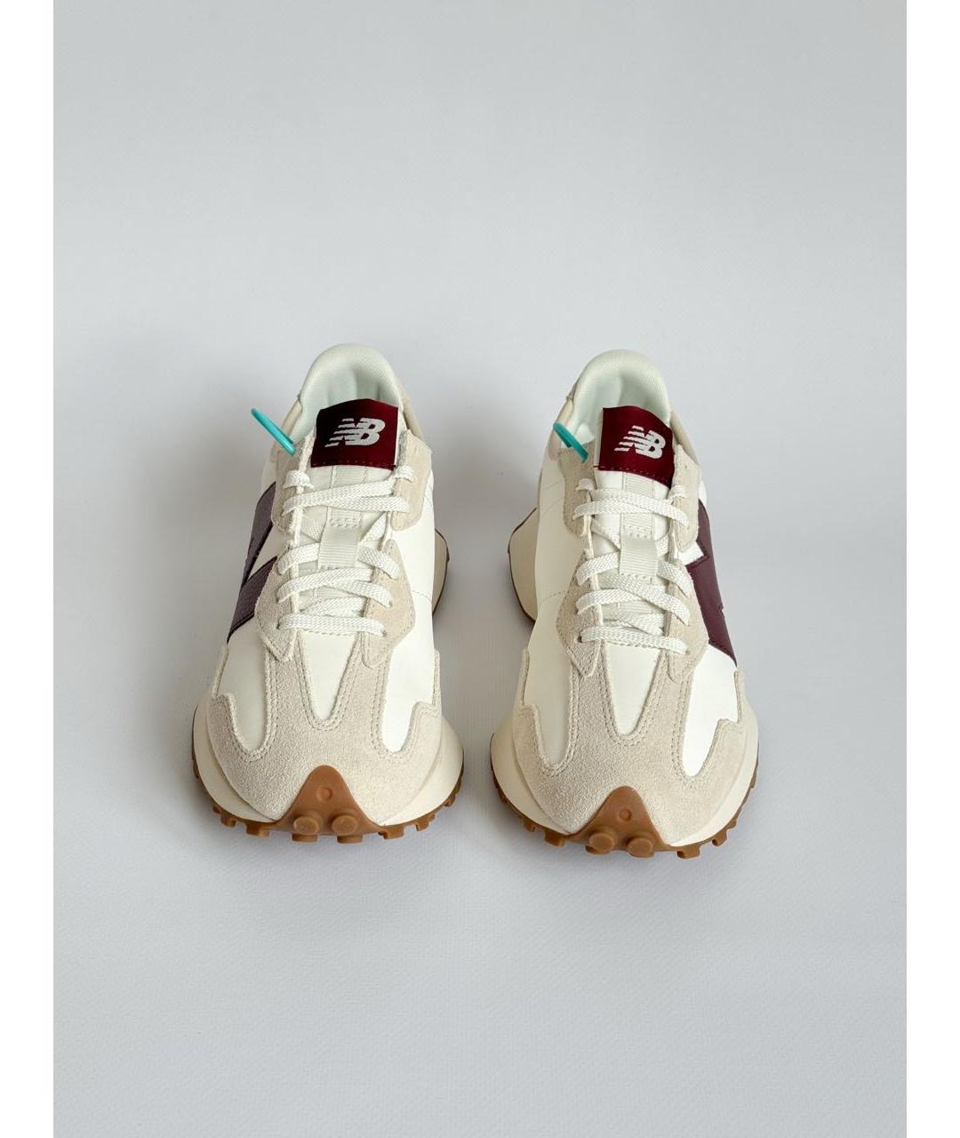 NEW BALANCE Белые замшевые кроссовки, фото 2