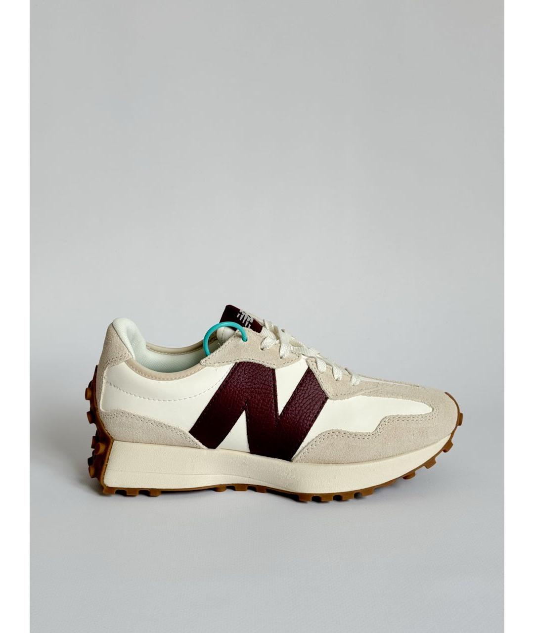 NEW BALANCE Белые замшевые кроссовки, фото 7