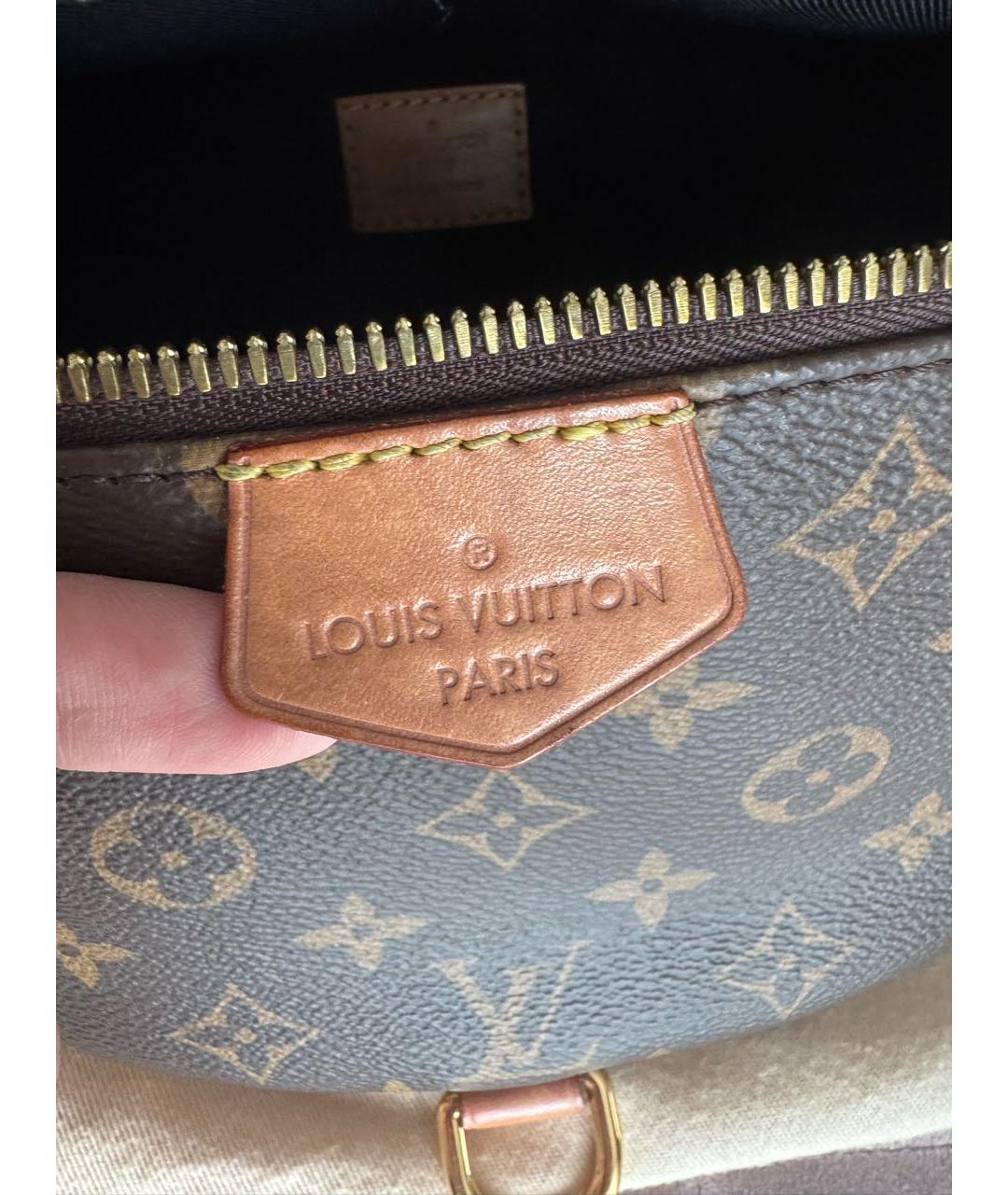 LOUIS VUITTON Коричневая поясная сумка, фото 5