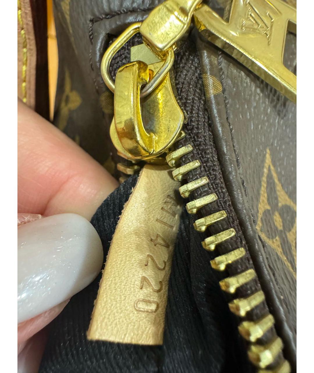 LOUIS VUITTON Коричневая поясная сумка, фото 6
