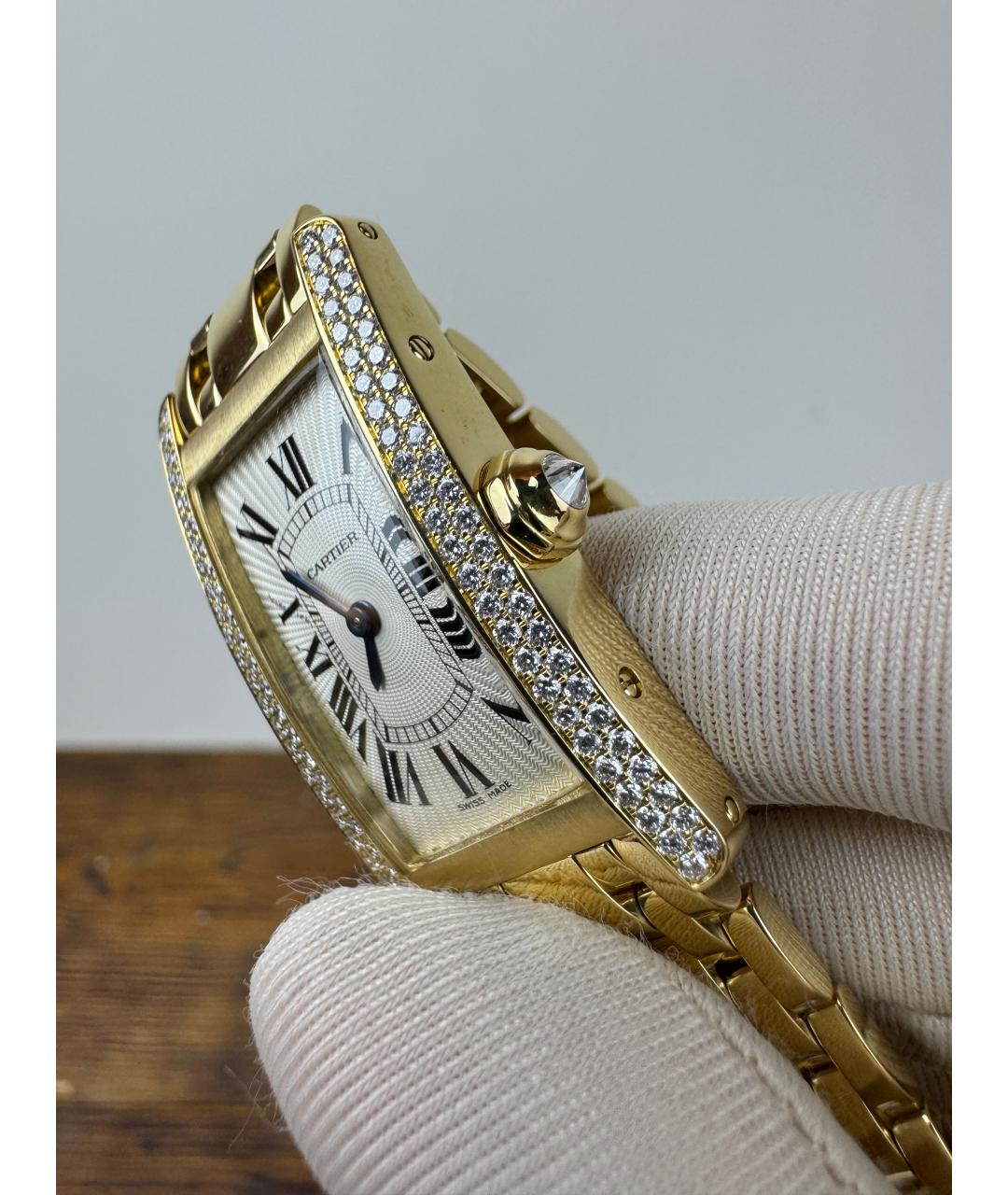 CARTIER Золотые часы из желтого золота, фото 3