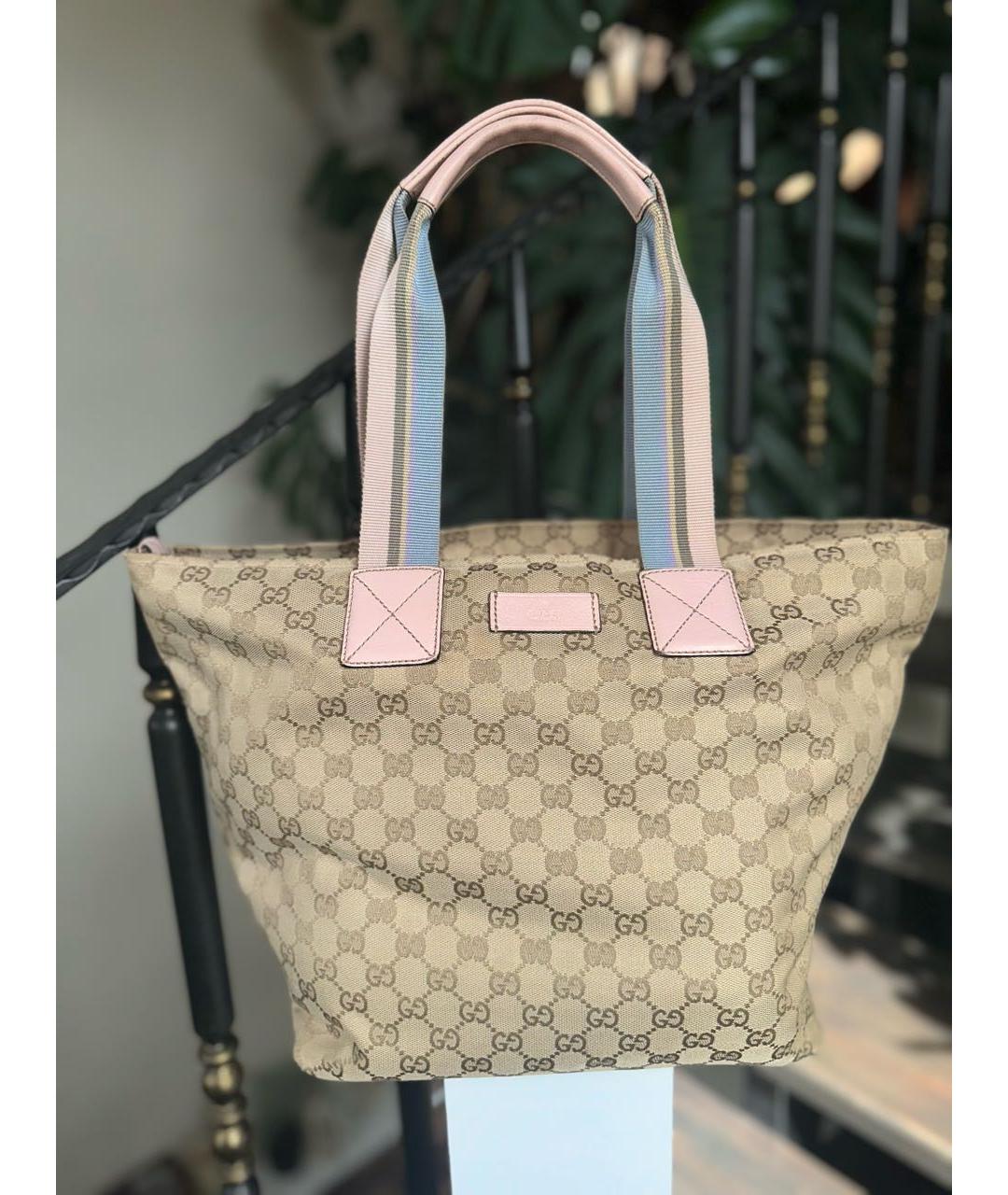 GUCCI Розовая сумка тоут, фото 7