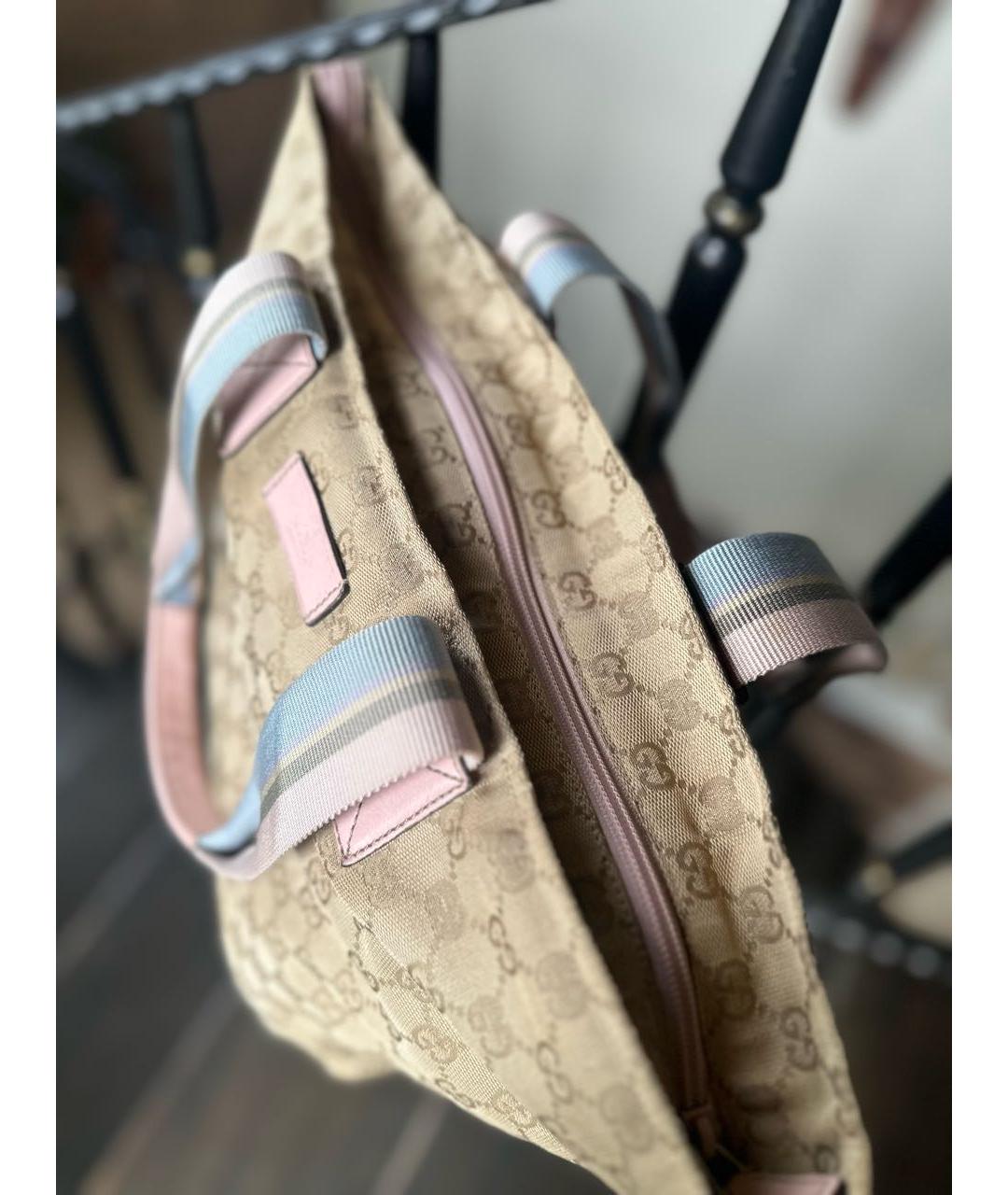 GUCCI Розовая сумка тоут, фото 5