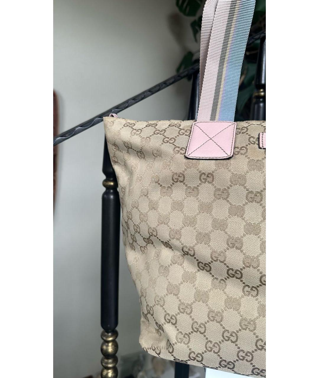 GUCCI Розовая сумка тоут, фото 3