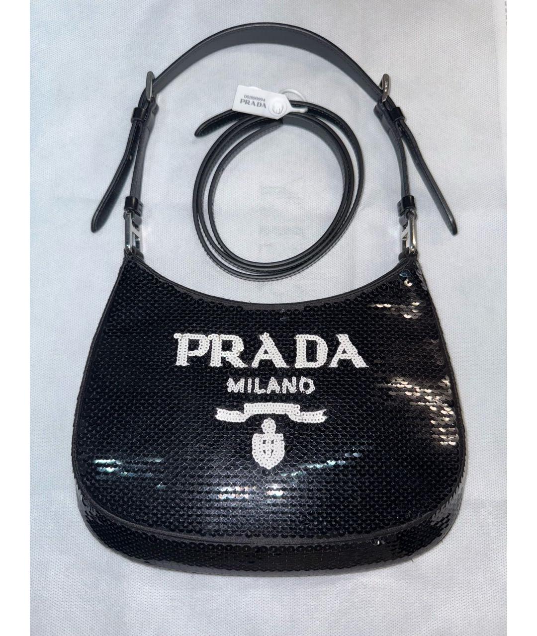 PRADA Черная сумка через плечо, фото 2