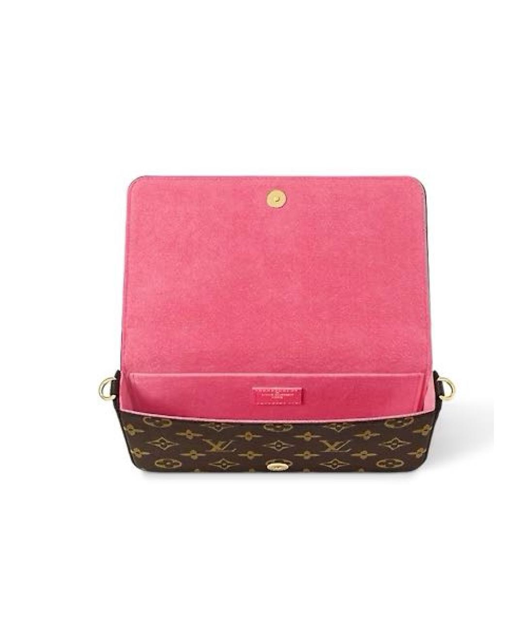 LOUIS VUITTON Коричневая сумка через плечо, фото 4