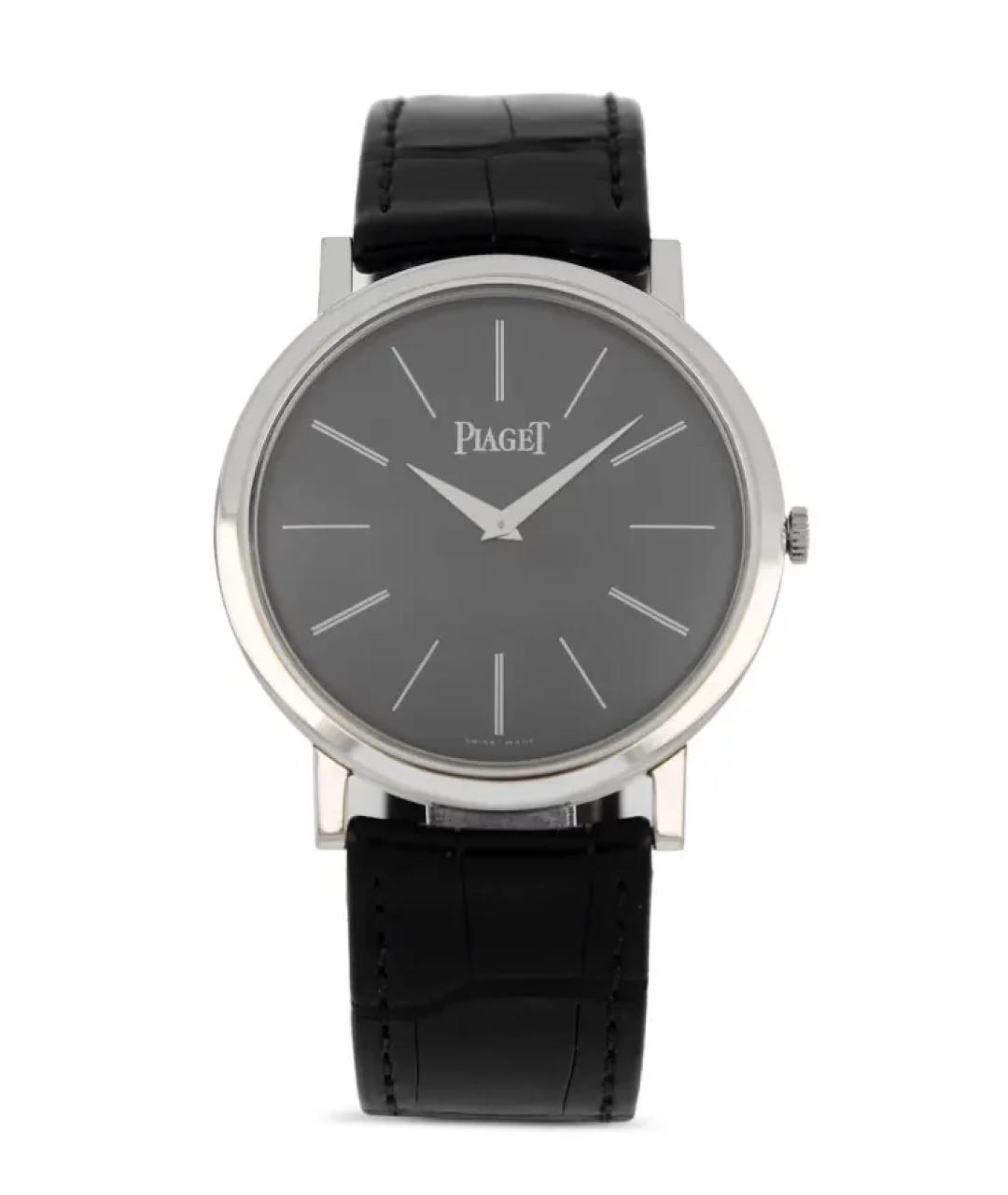 PIAGET Черные часы из белого золота, фото 1