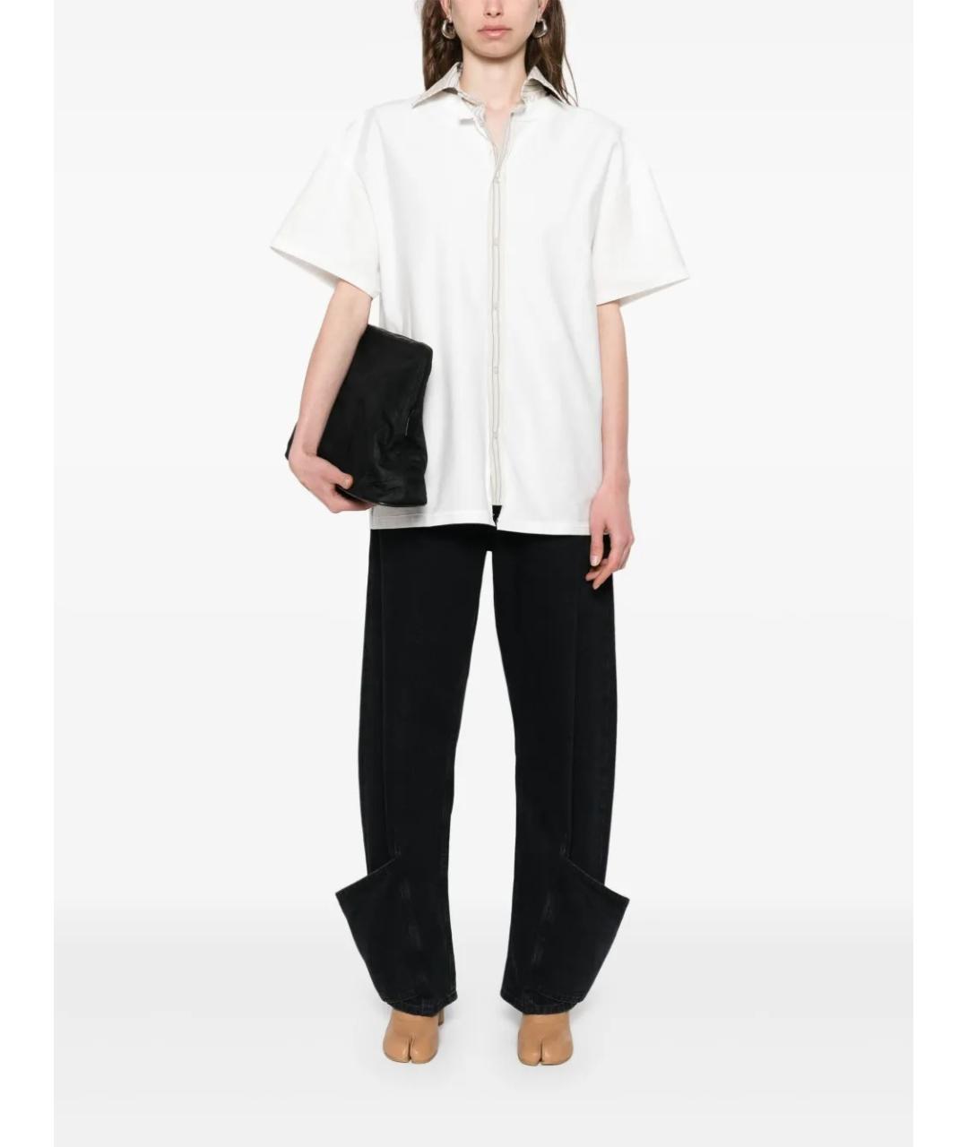 MAISON MARGIELA Белая хлопковая рубашка, фото 4