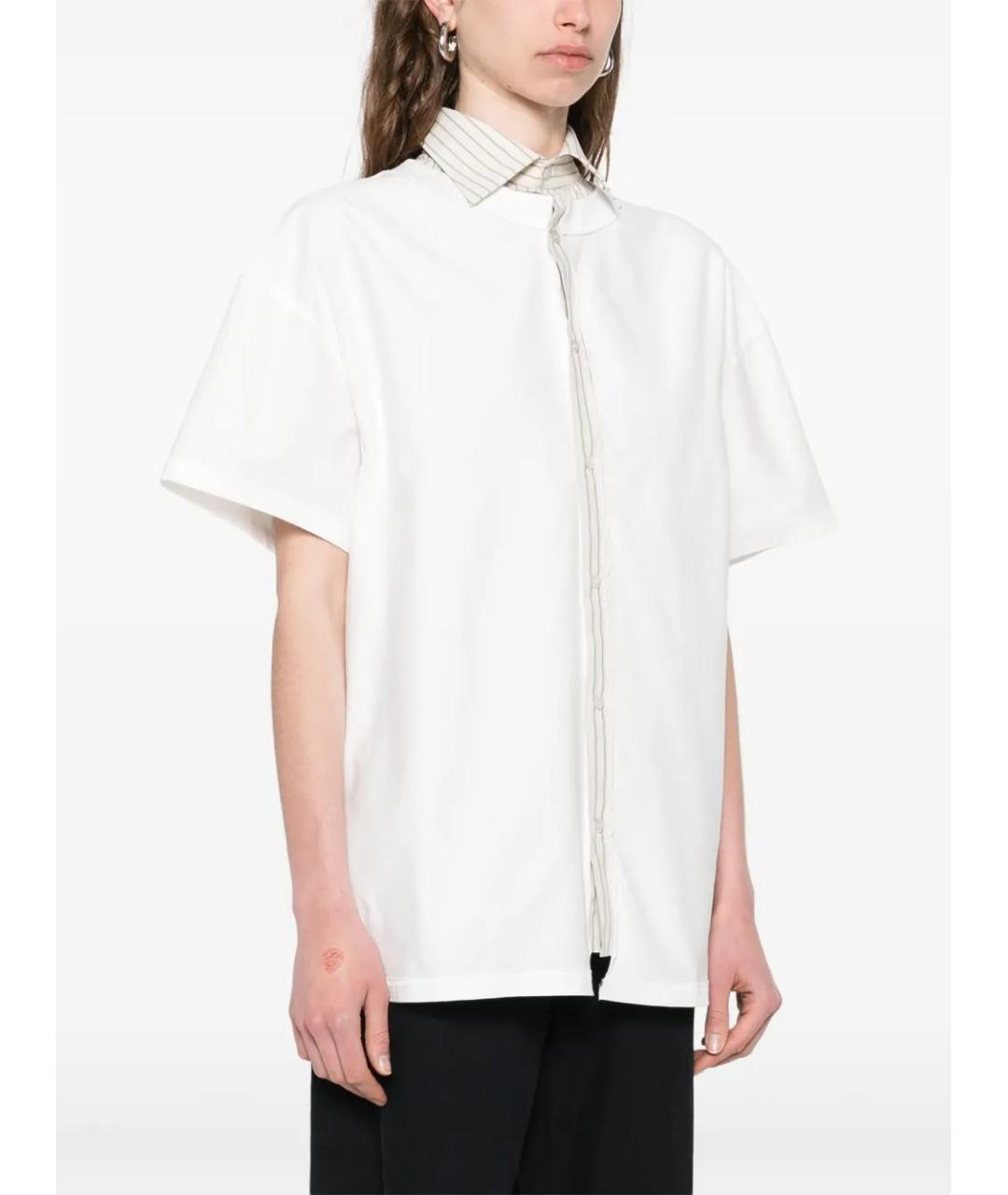 MAISON MARGIELA Белая хлопковая рубашка, фото 2