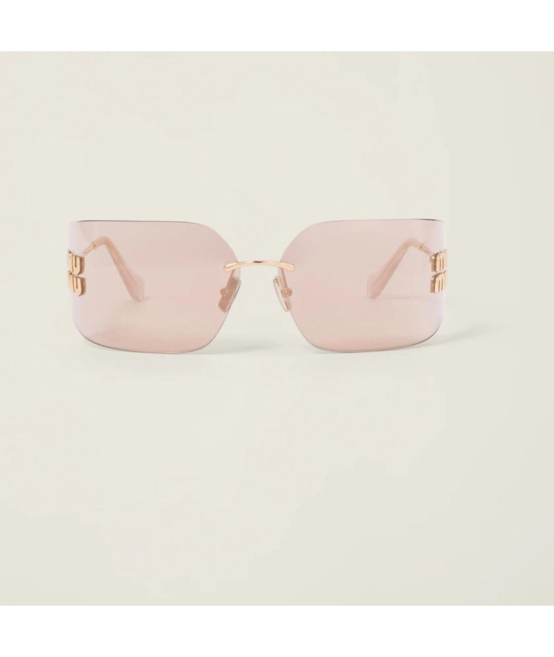 MIU MIU Коричневые солнцезащитные очки, фото 6