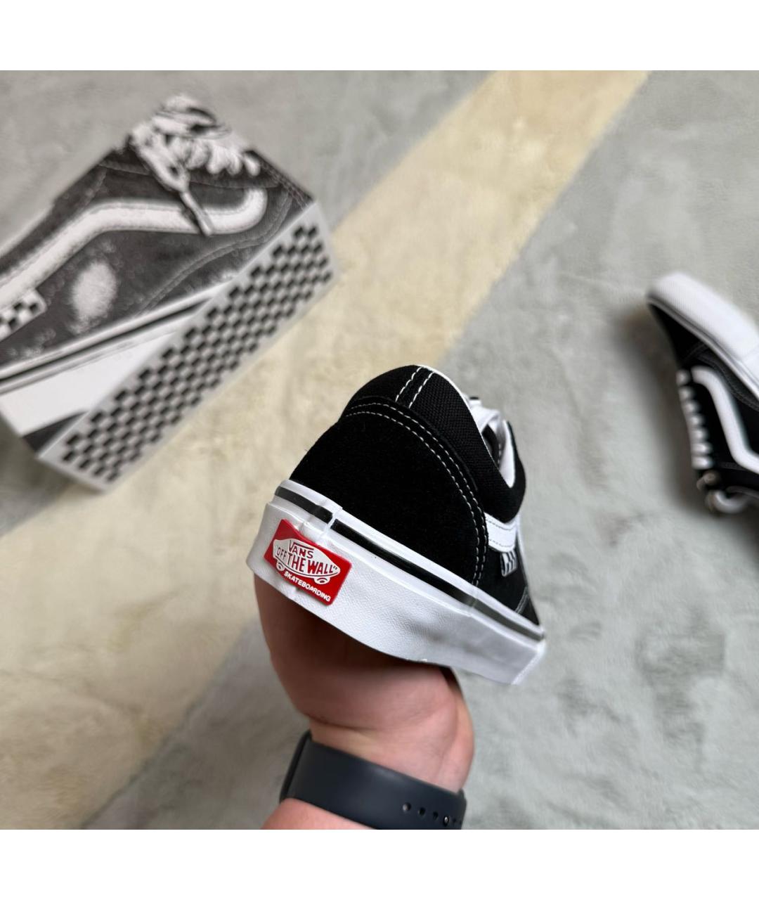 VANS Черные текстильные кеды, фото 3