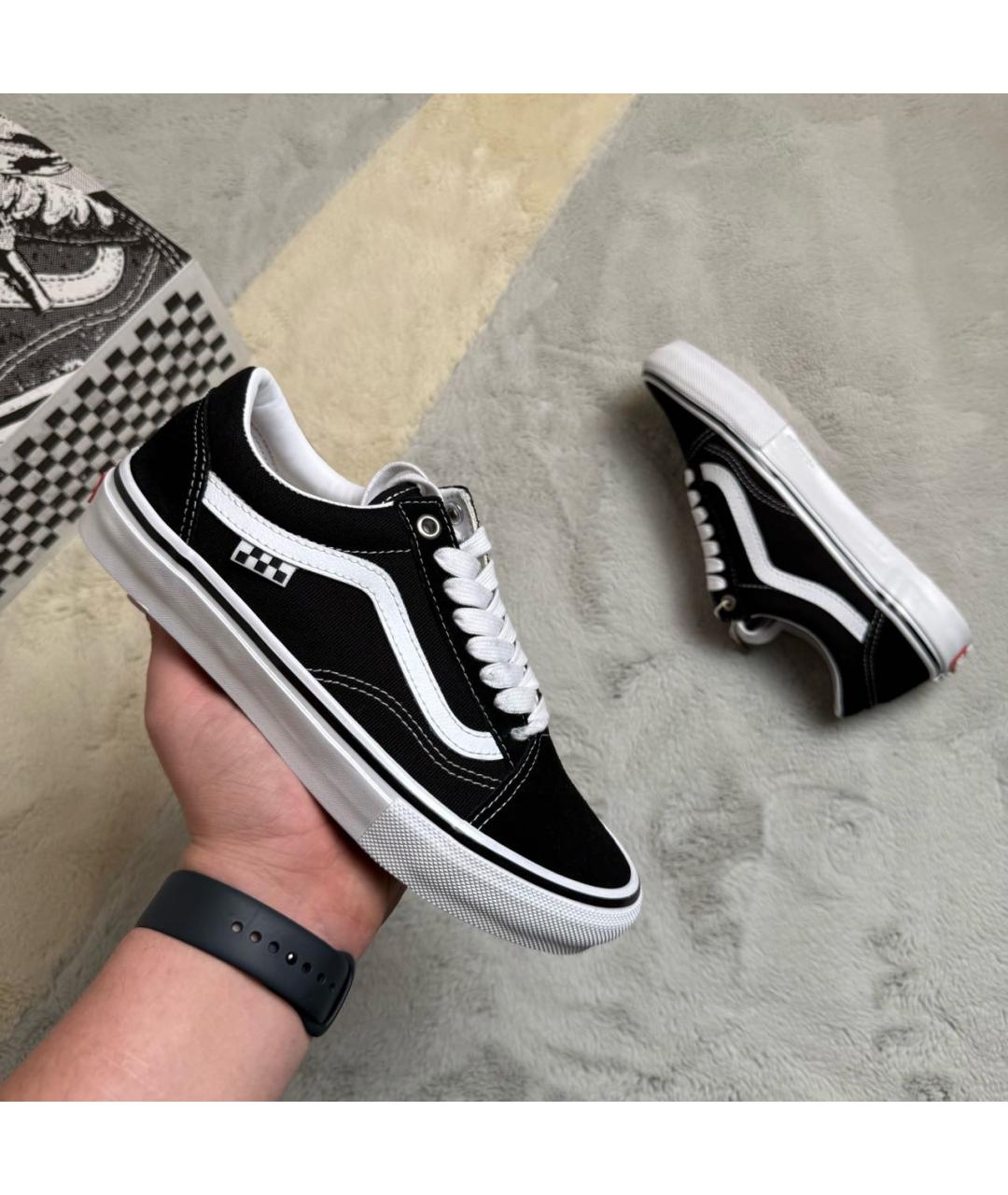 VANS Черные текстильные кеды, фото 2