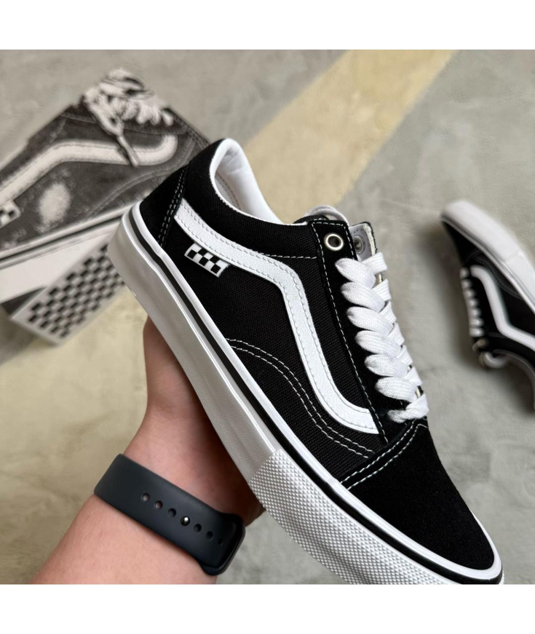VANS Черные текстильные кеды, фото 5