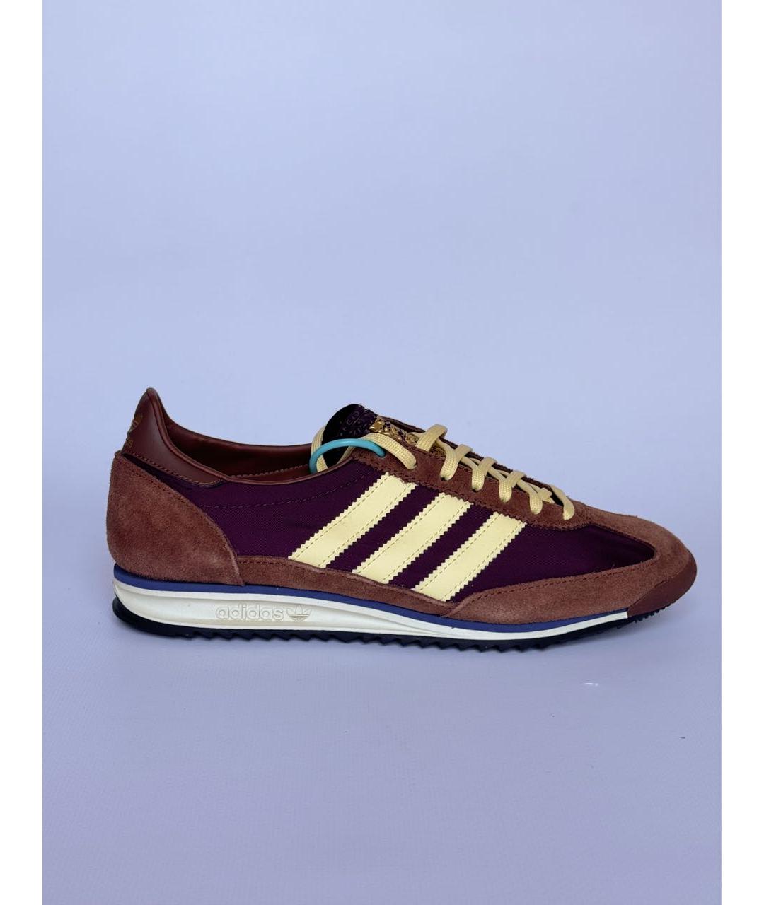 ADIDAS Коричневые замшевые кроссовки, фото 6
