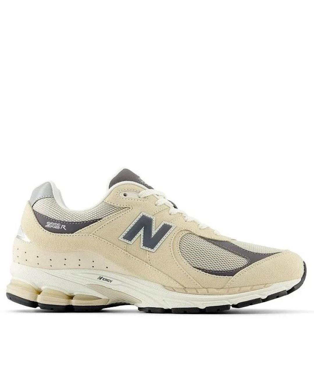 NEW BALANCE Бежевые замшевые низкие кроссовки / кеды, фото 1