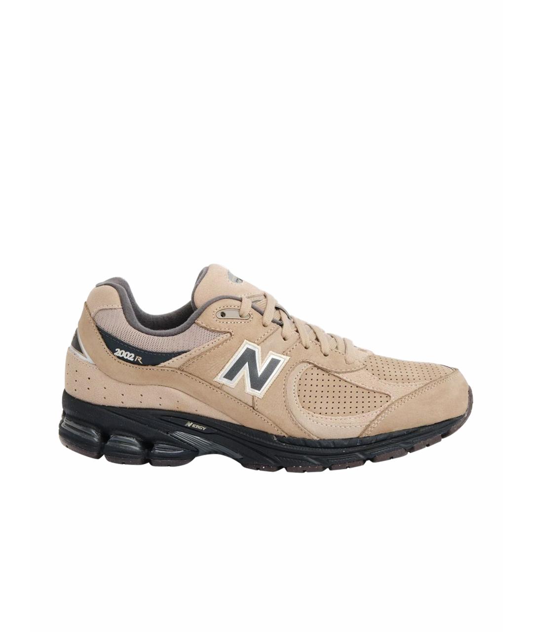 NEW BALANCE Бежевые замшевые низкие кроссовки / кеды, фото 1