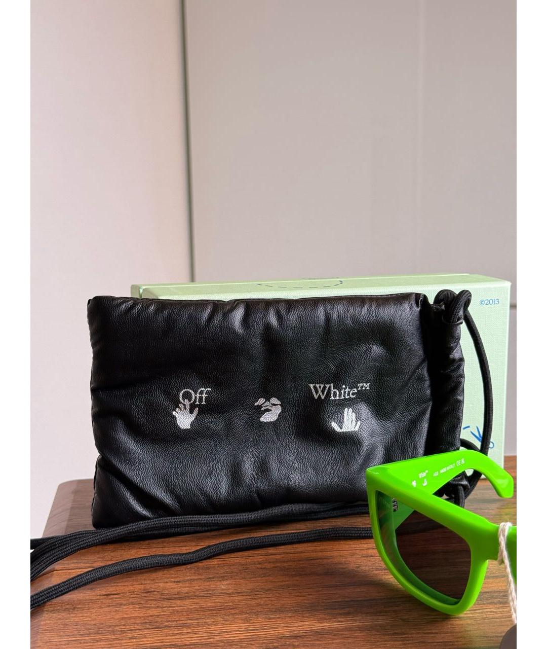 OFF-WHITE Салатовые пластиковые солнцезащитные очки, фото 5