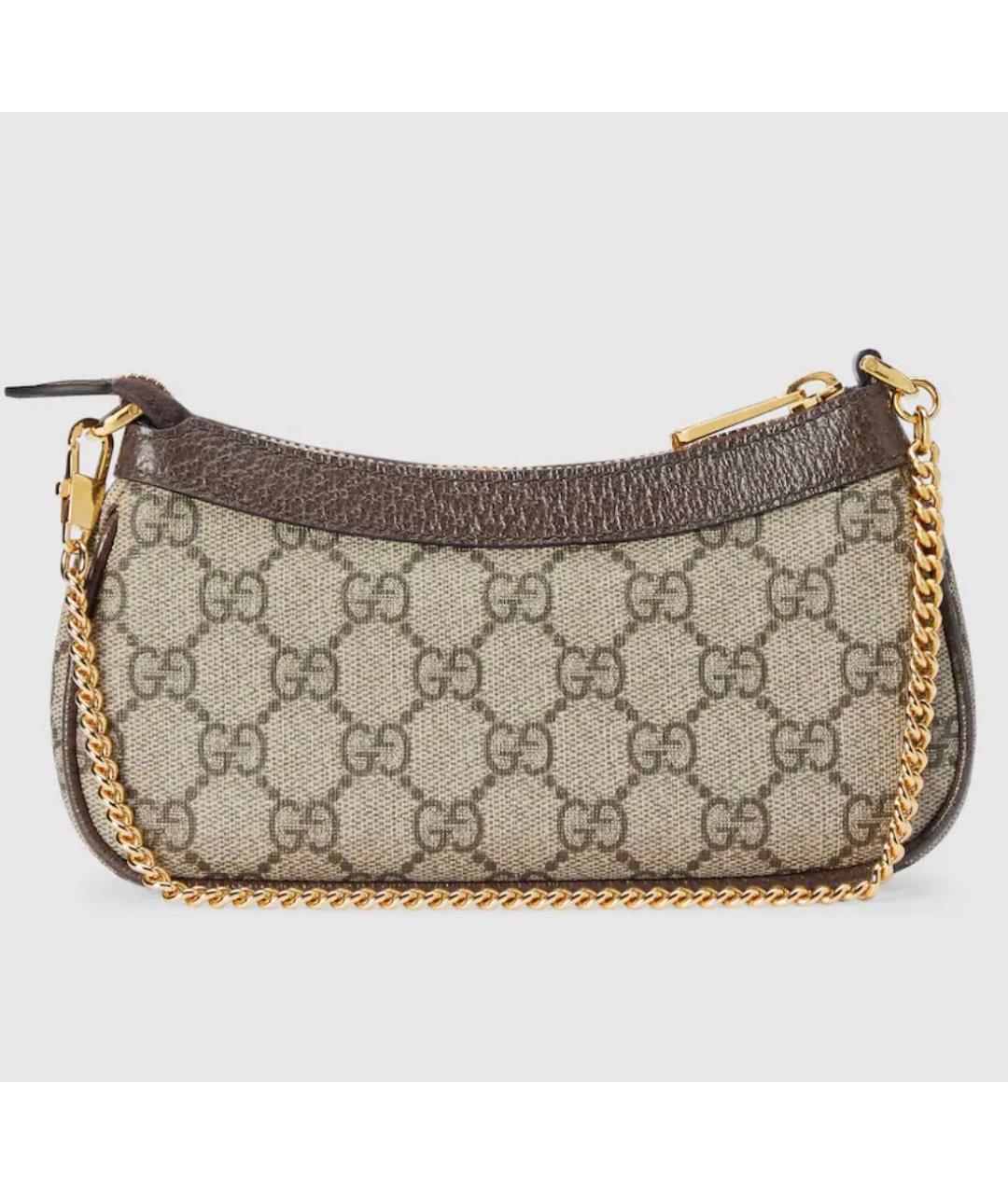 GUCCI Коричневая сумка с короткими ручками, фото 3