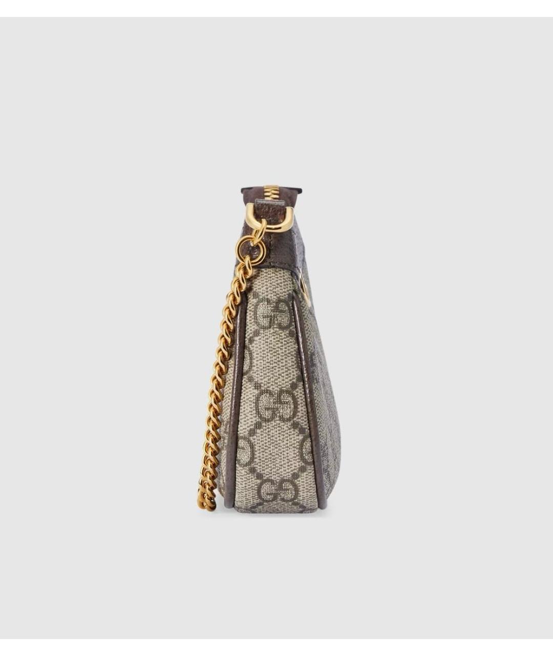 GUCCI Коричневая сумка с короткими ручками, фото 5