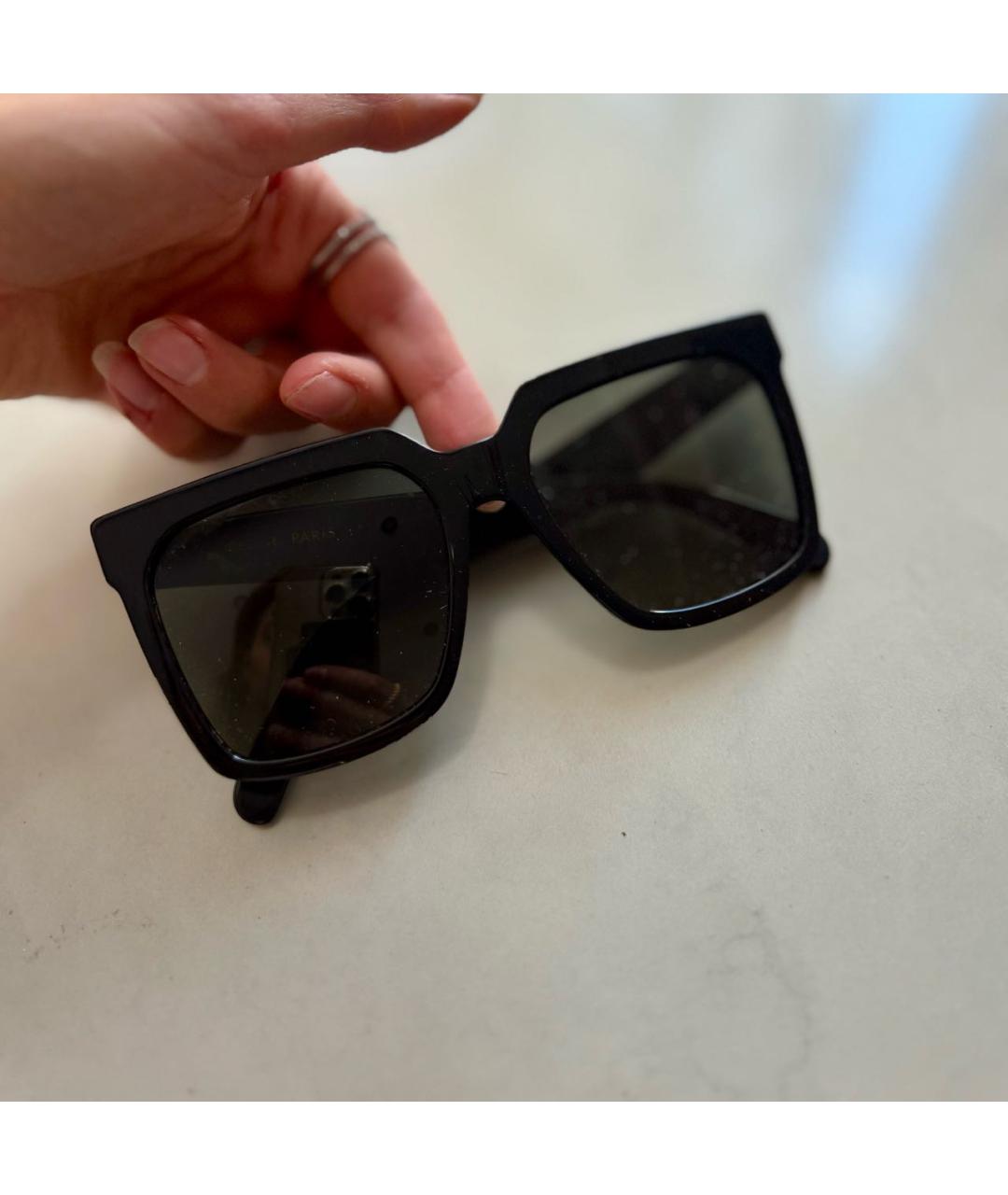 CELINE Черные пластиковые солнцезащитные очки, фото 5