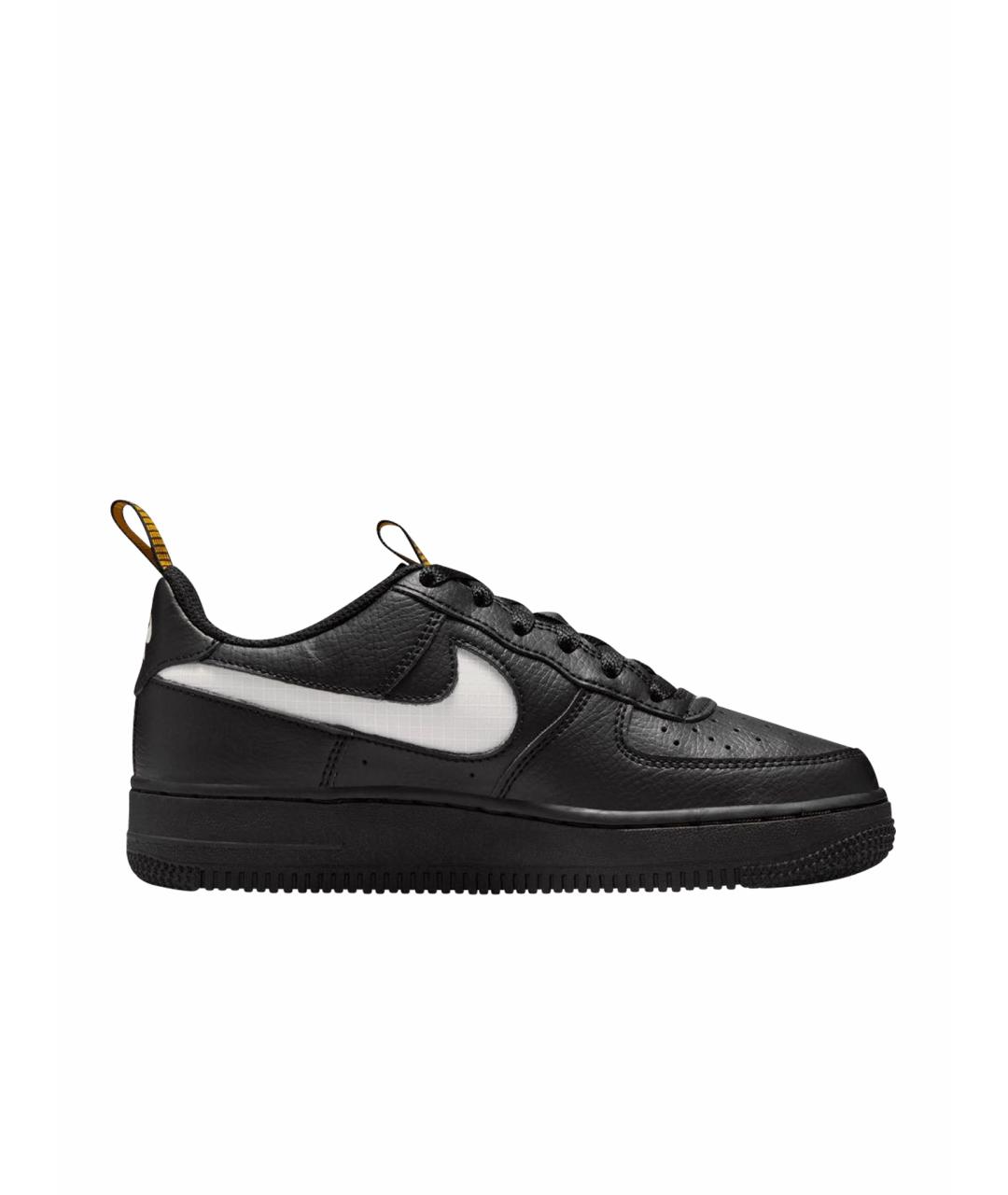NIKE Черные кожаные кроссовки, фото 1