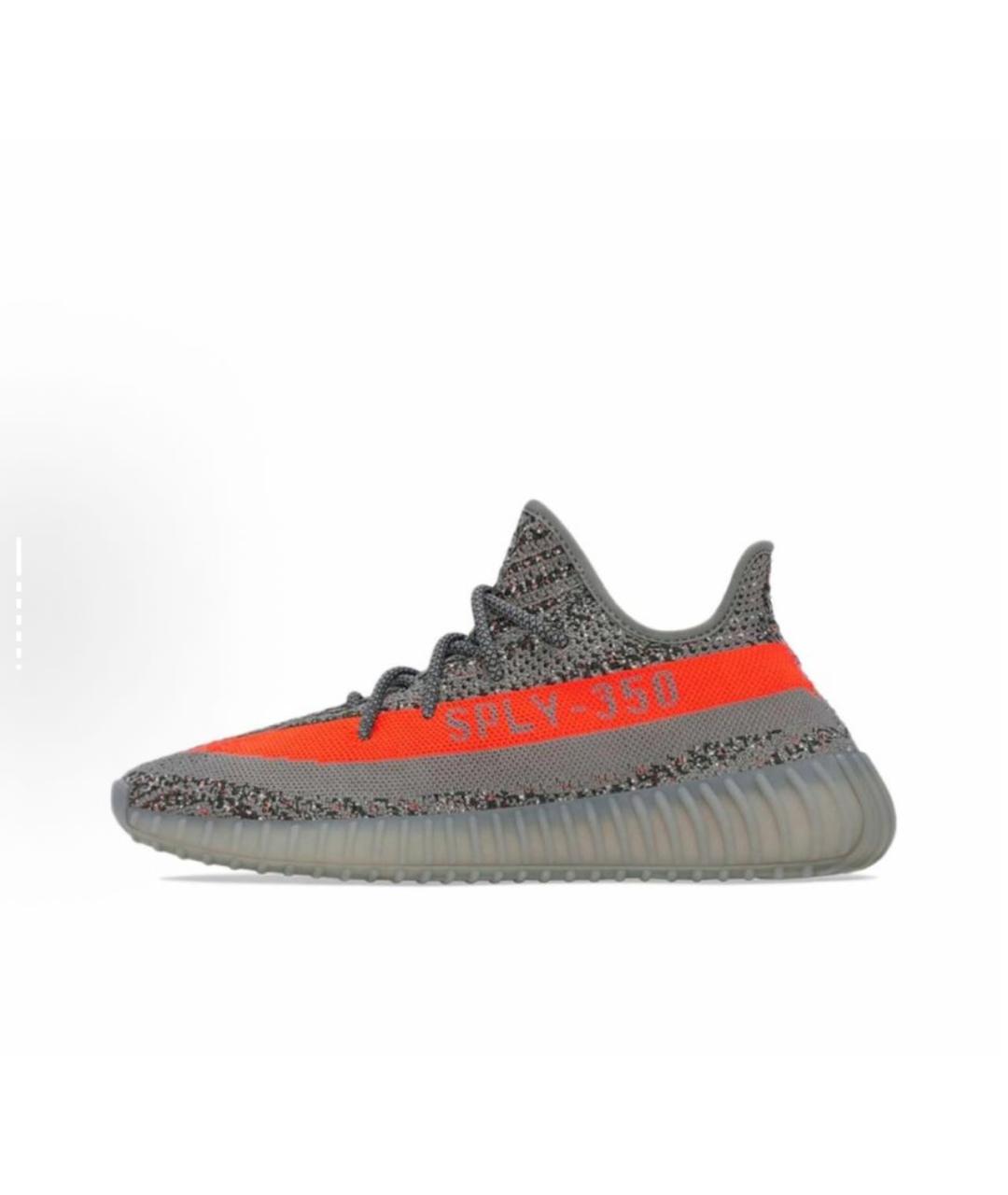 ADIDAS YEEZY Серые текстильные кроссовки, фото 6