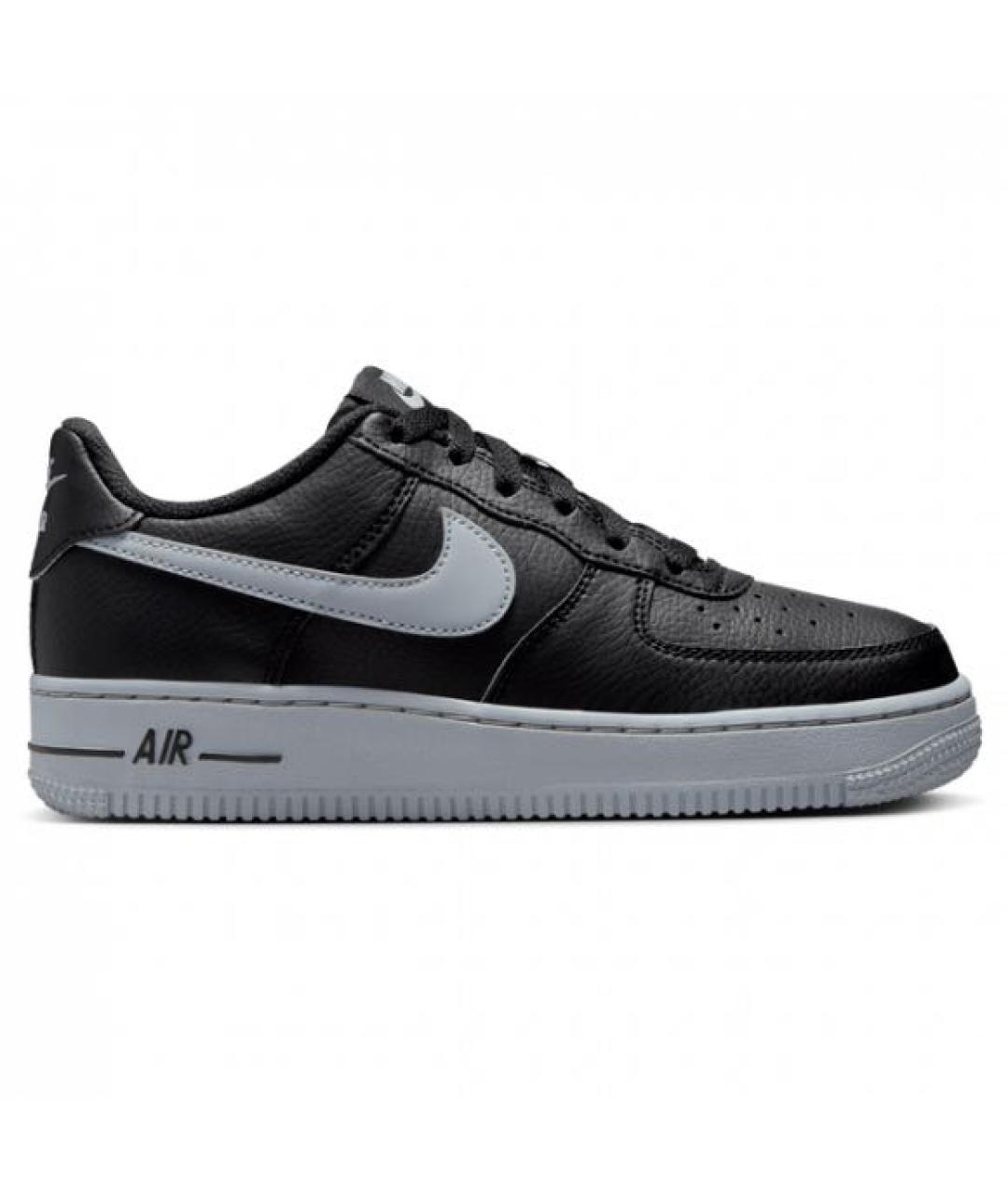 NIKE Черные кожаные кроссовки, фото 1