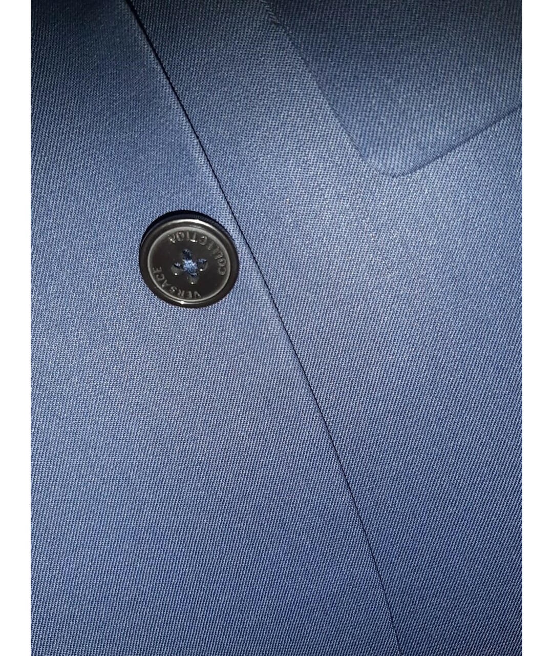 VERSACE COLLECTION Синий шерстяной пиджак, фото 5