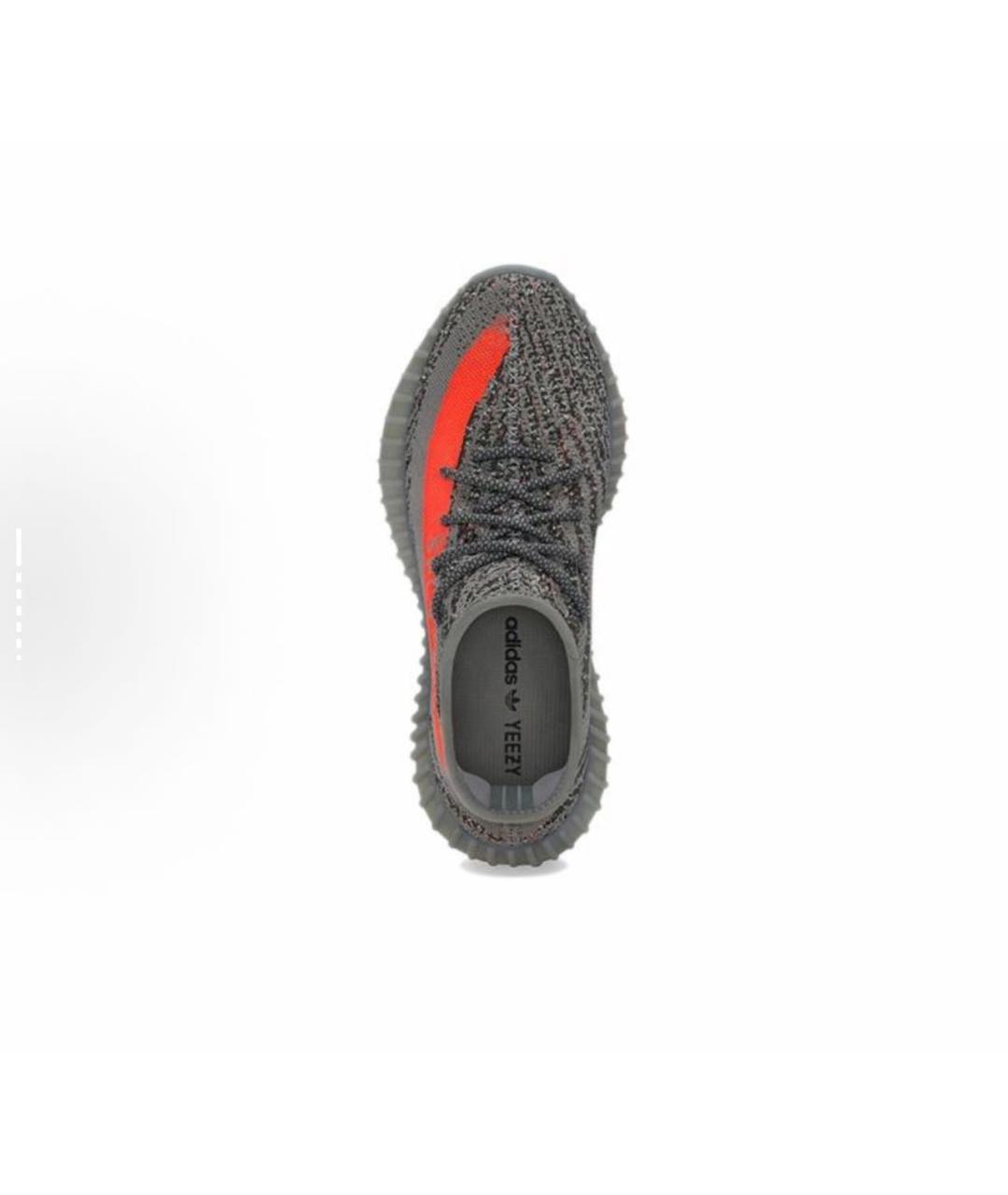 ADIDAS YEEZY Серые текстильные кроссовки, фото 3