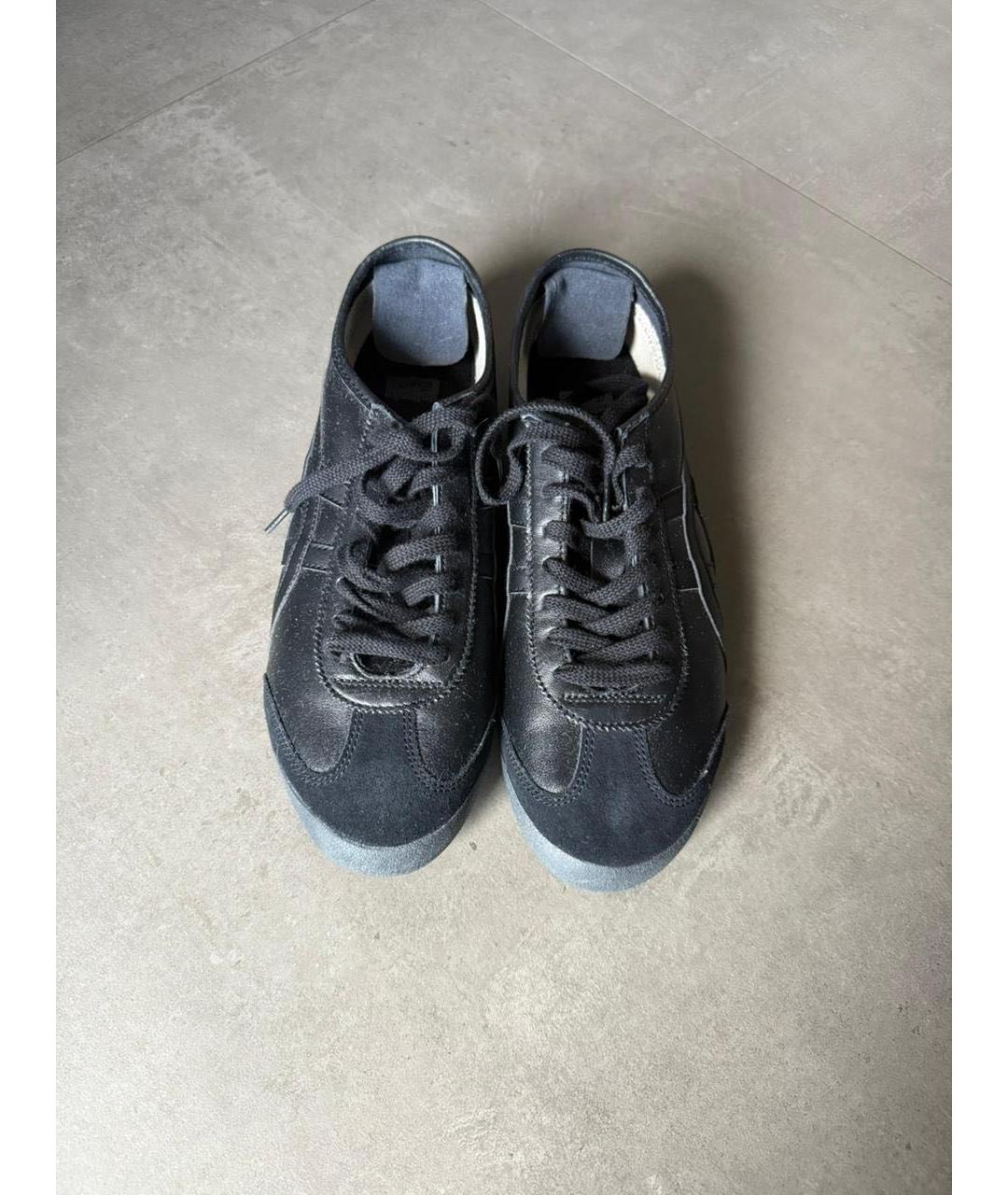 ONITSUKA TIGER Черные низкие кроссовки / кеды, фото 2