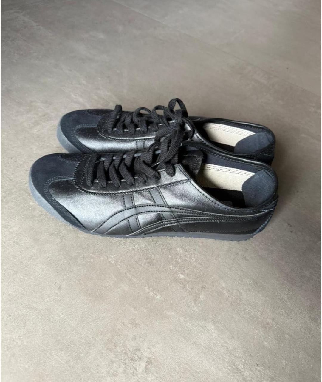 ONITSUKA TIGER Черные низкие кроссовки / кеды, фото 3