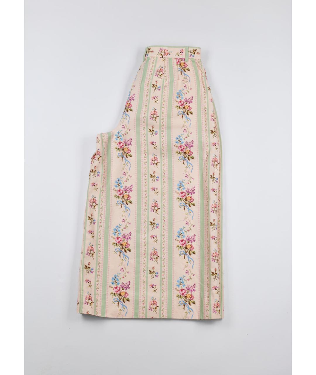 DOLCE&GABBANA Мульти льняные бриджи, фото 2