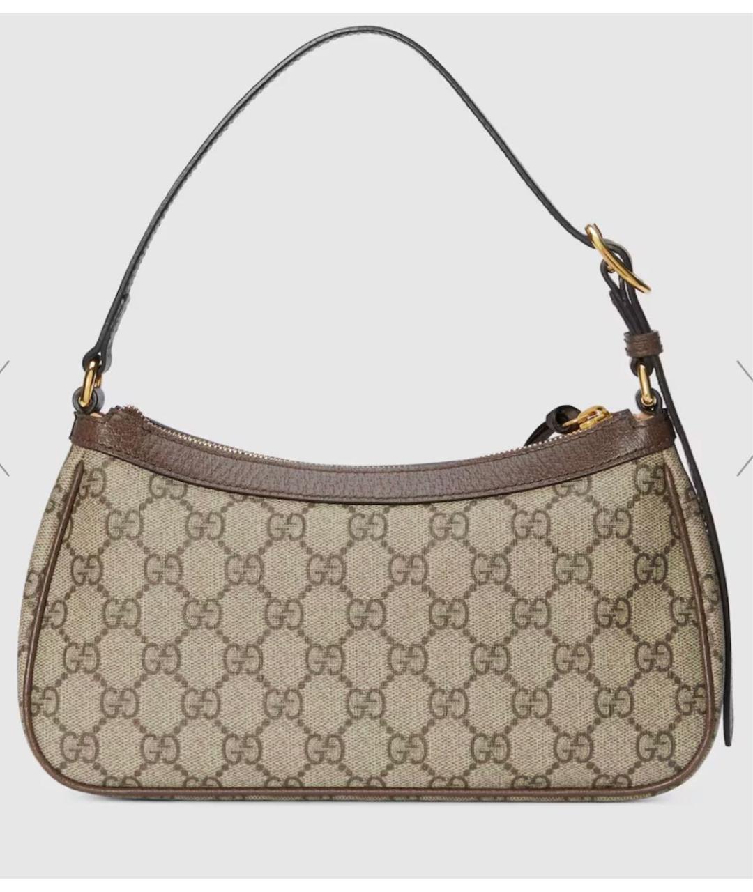 GUCCI Коричневая сумка с короткими ручками, фото 3