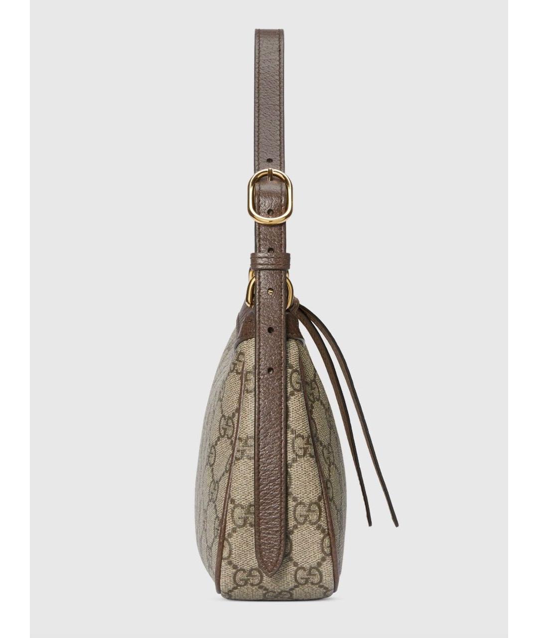 GUCCI Коричневая сумка с короткими ручками, фото 5