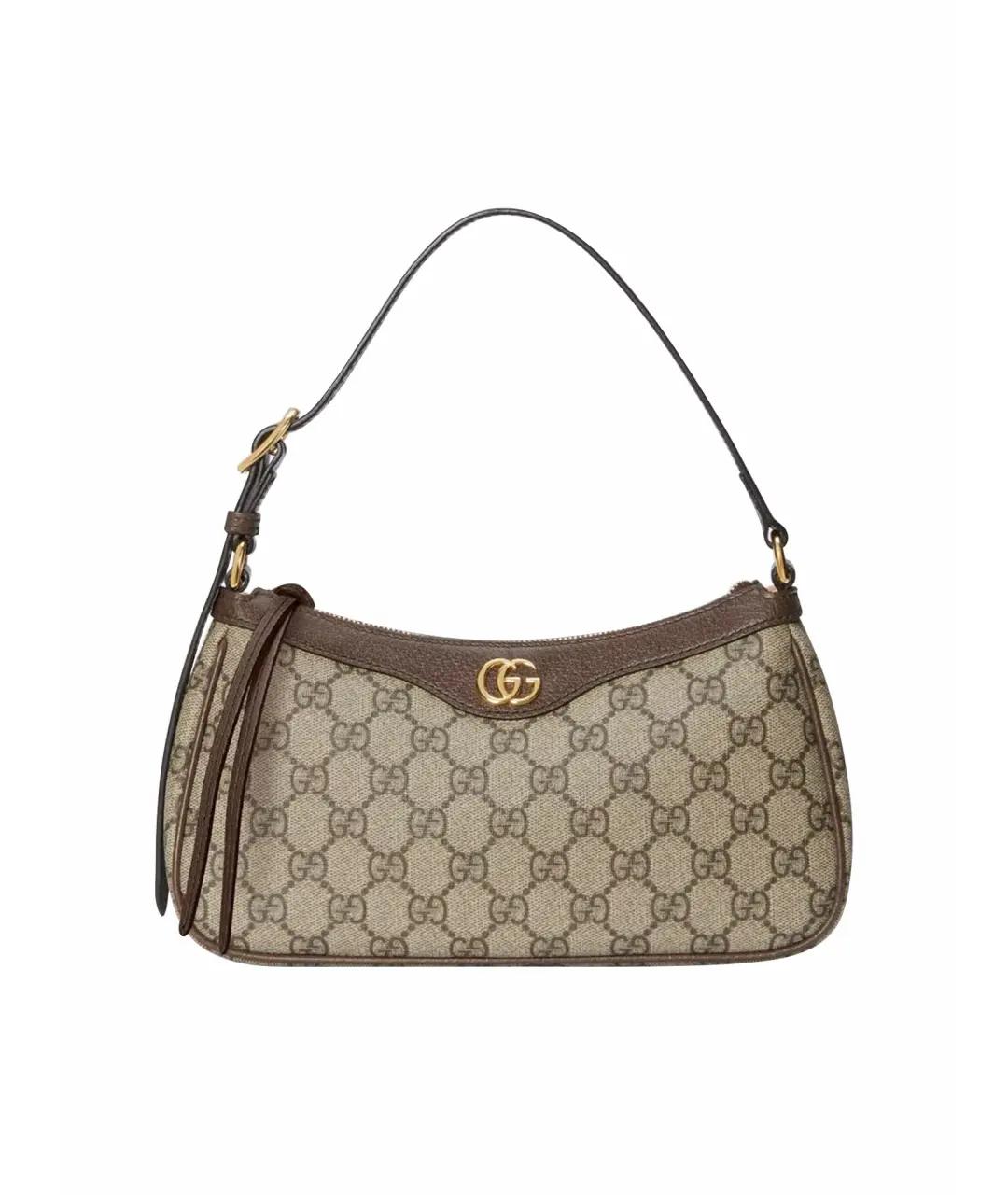 GUCCI Коричневая сумка с короткими ручками, фото 1