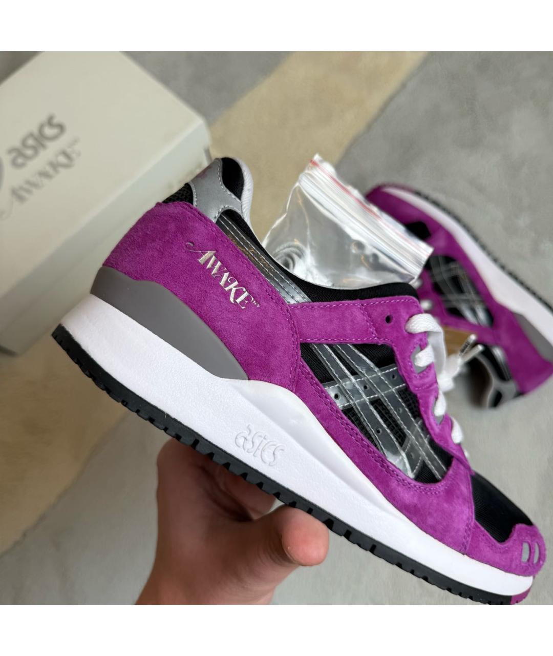 ASICS Мульти замшевые низкие кроссовки / кеды, фото 4