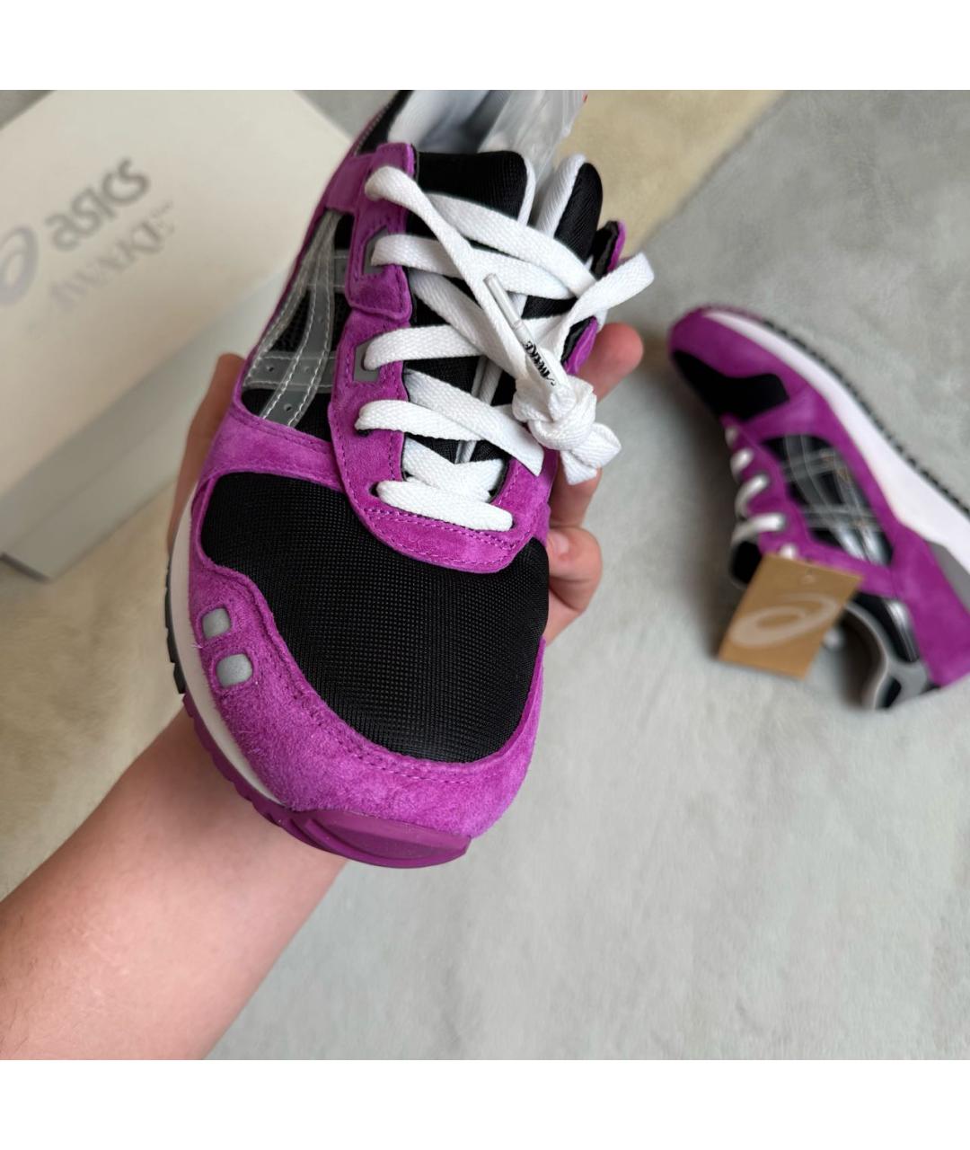 ASICS Мульти замшевые низкие кроссовки / кеды, фото 7