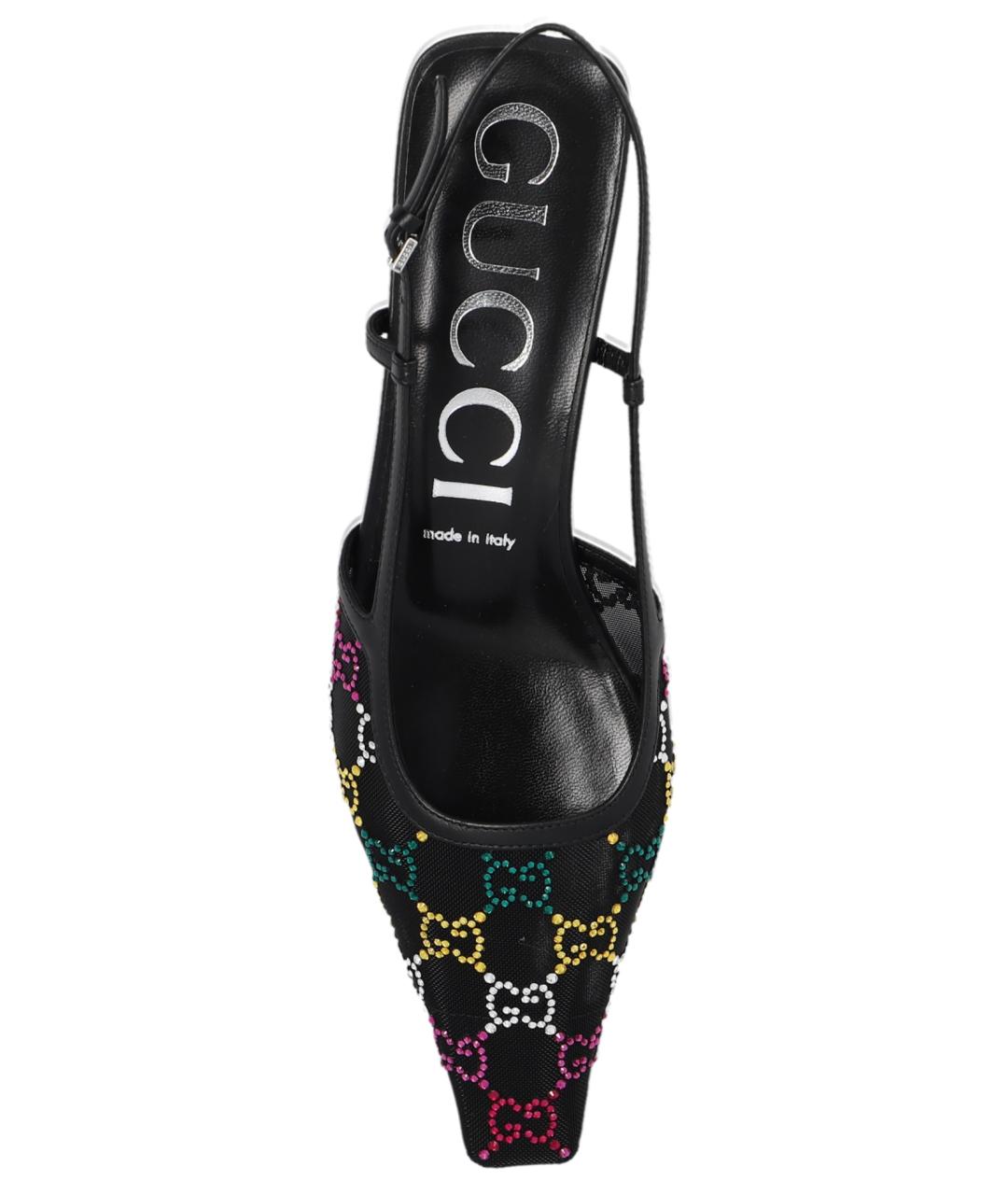 GUCCI Мульти лодочки на низком каблуке, фото 4