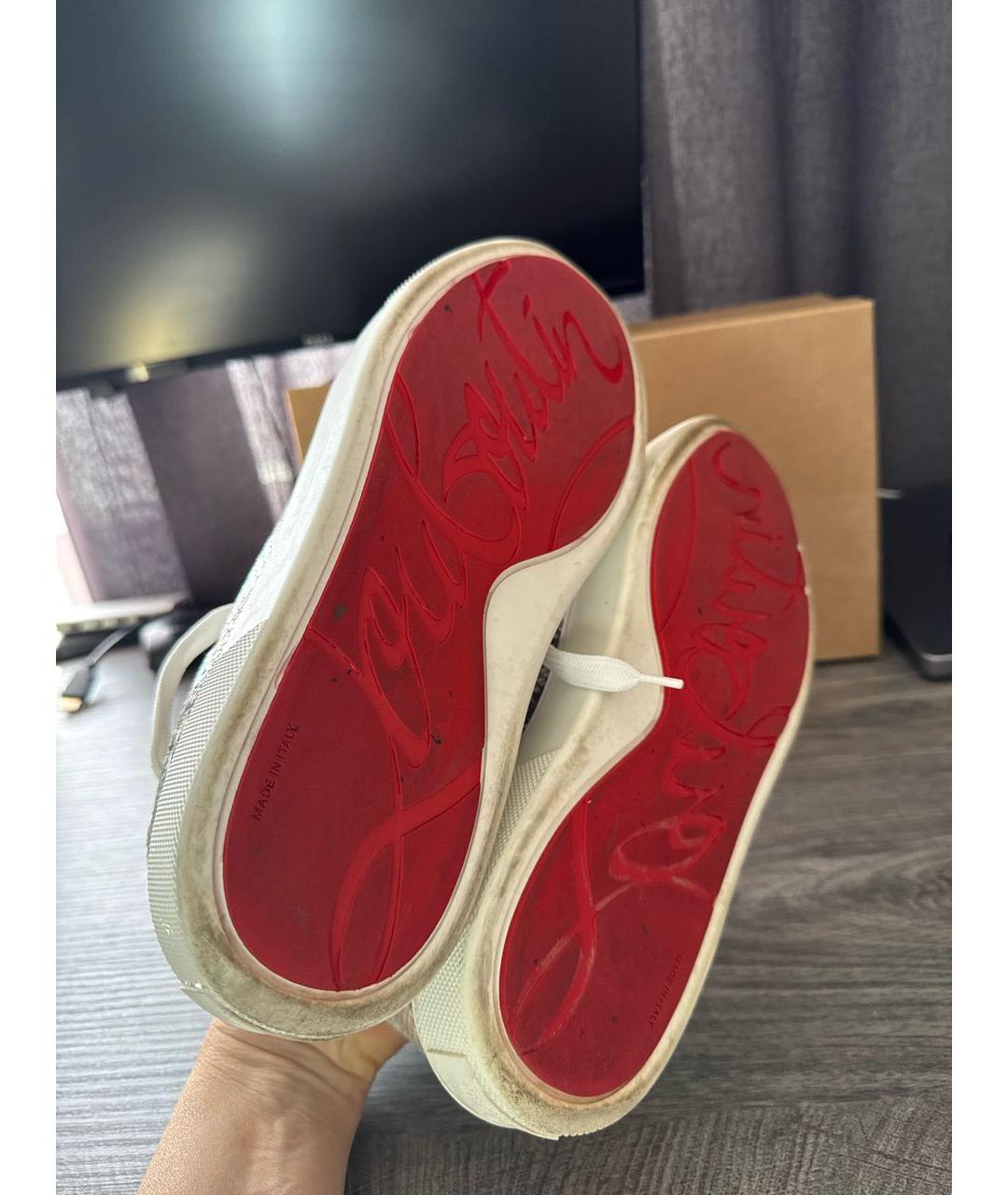 CHRISTIAN LOUBOUTIN Мульти кожаные кроссовки, фото 6