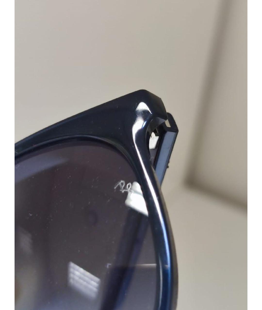 RAY BAN Черные пластиковые солнцезащитные очки, фото 8