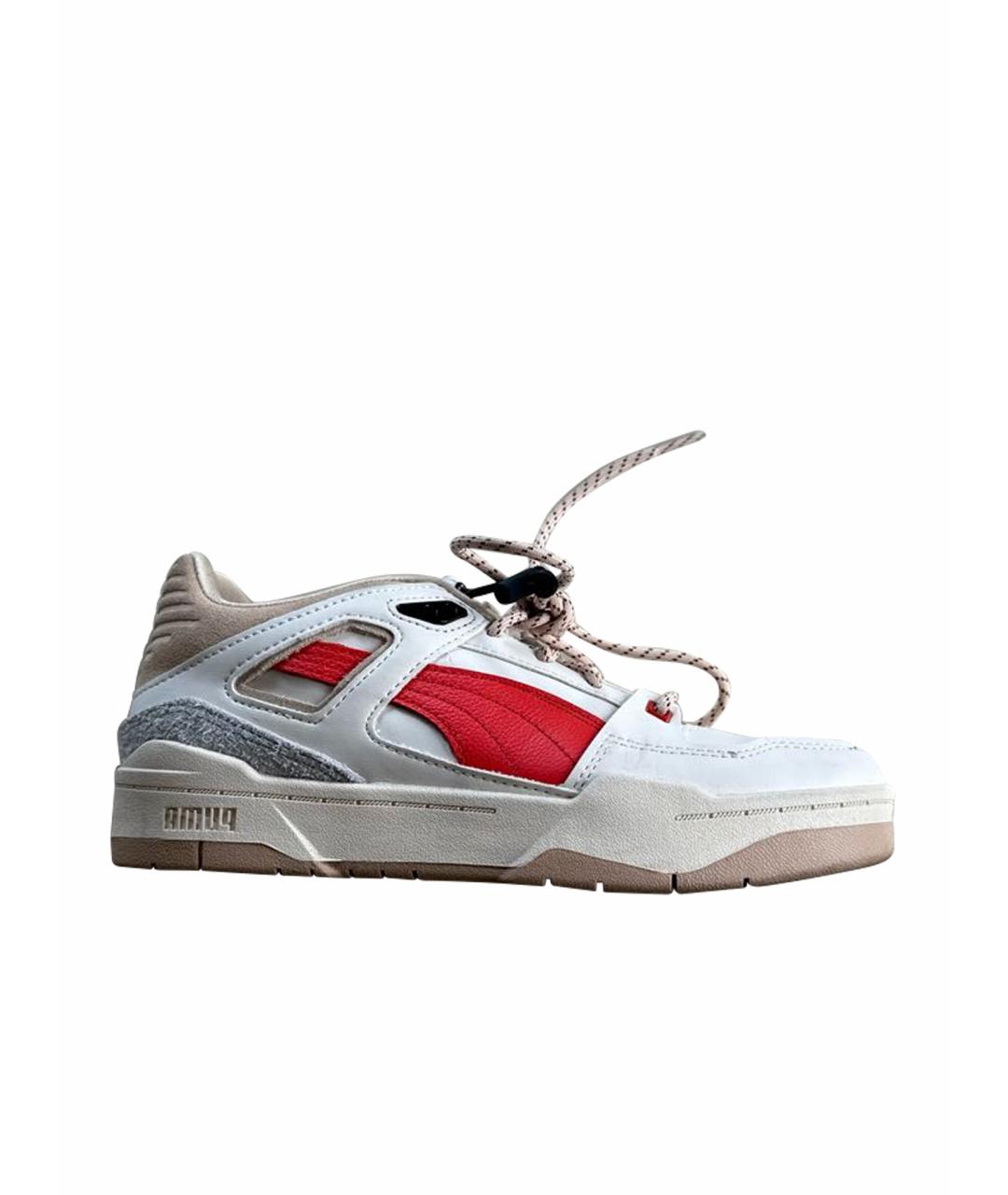PUMA Белые кроссовки из искусственной кожи, фото 5