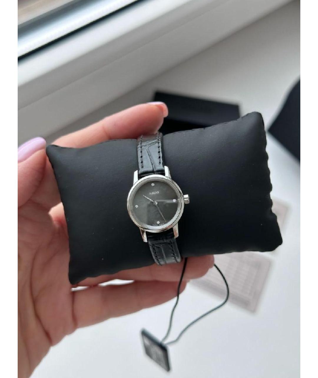 RADO Черные часы, фото 2