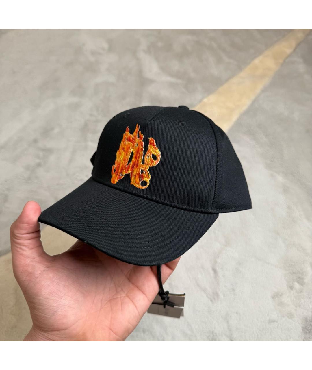 PALM ANGELS Черная хлопковая кепка/бейсболка, фото 2