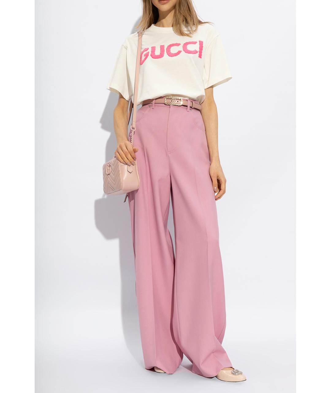 GUCCI Бежевые балетки из лакированной кожи, фото 9